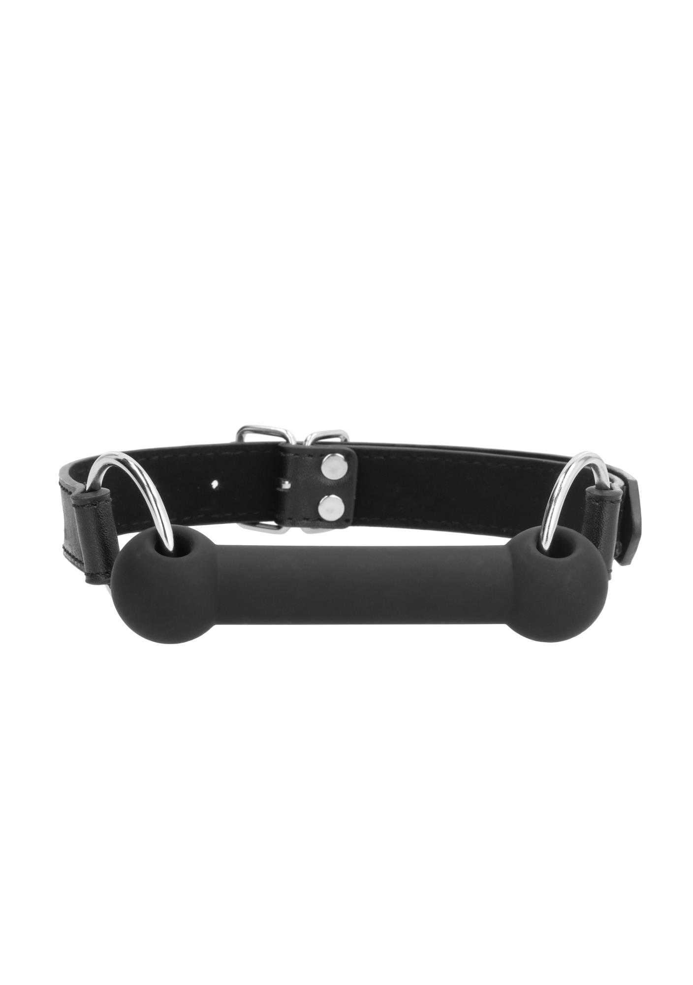 Ouch! Adjustable Bonded Leather Straps bone - Knebel z kością ▶️▶️ DYSKRETNIE ▶️ GWARANCJA ▶️ PRZESYŁKA 24h ▶️