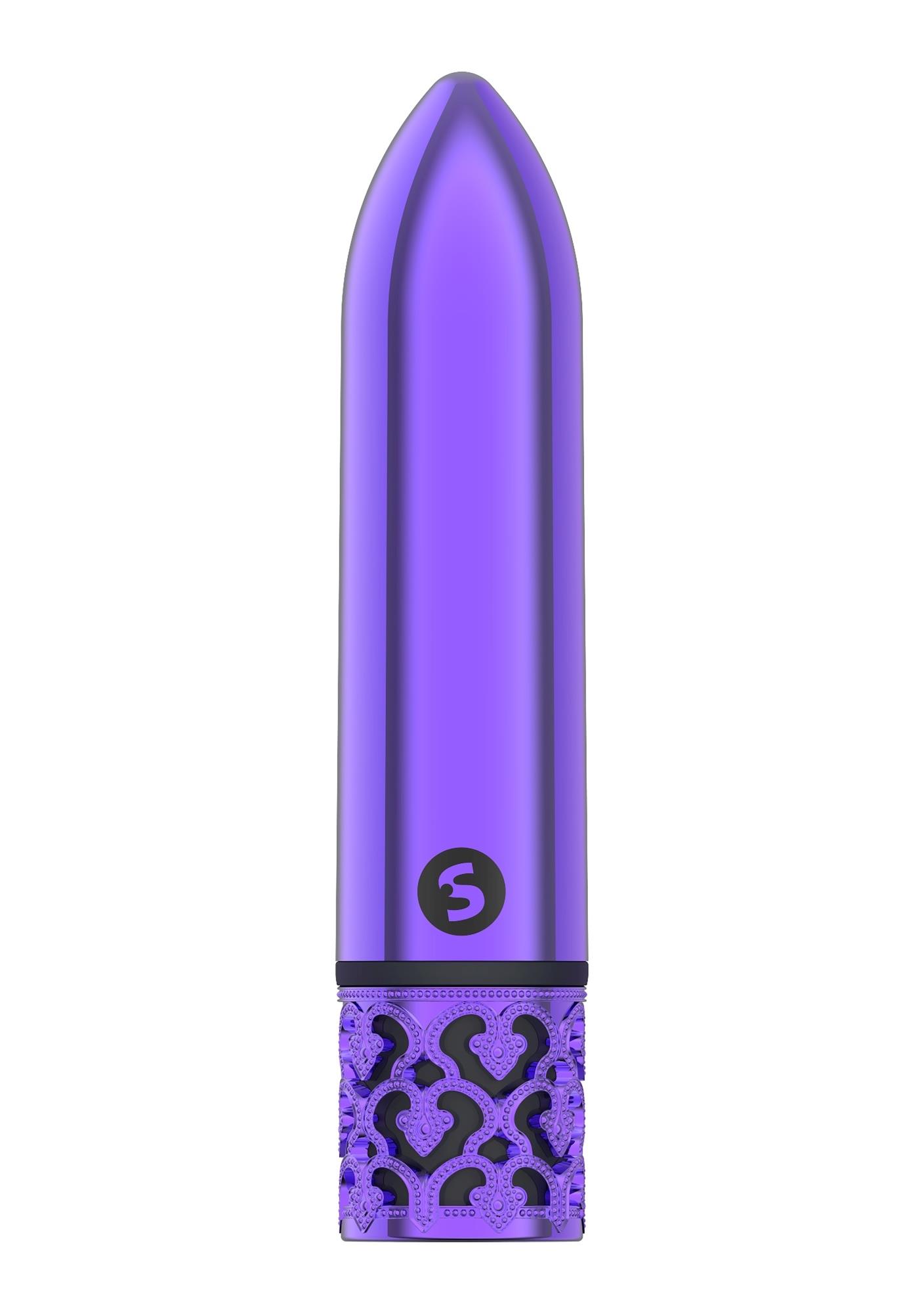 Royal Gems Glamour Rechargeable Abs Bullet Purple - Miniwibrator, Fioletowy ▶️▶️ DYSKRETNIE ▶️ GWARANCJA ▶️ PRZESYŁKA 24h ▶️