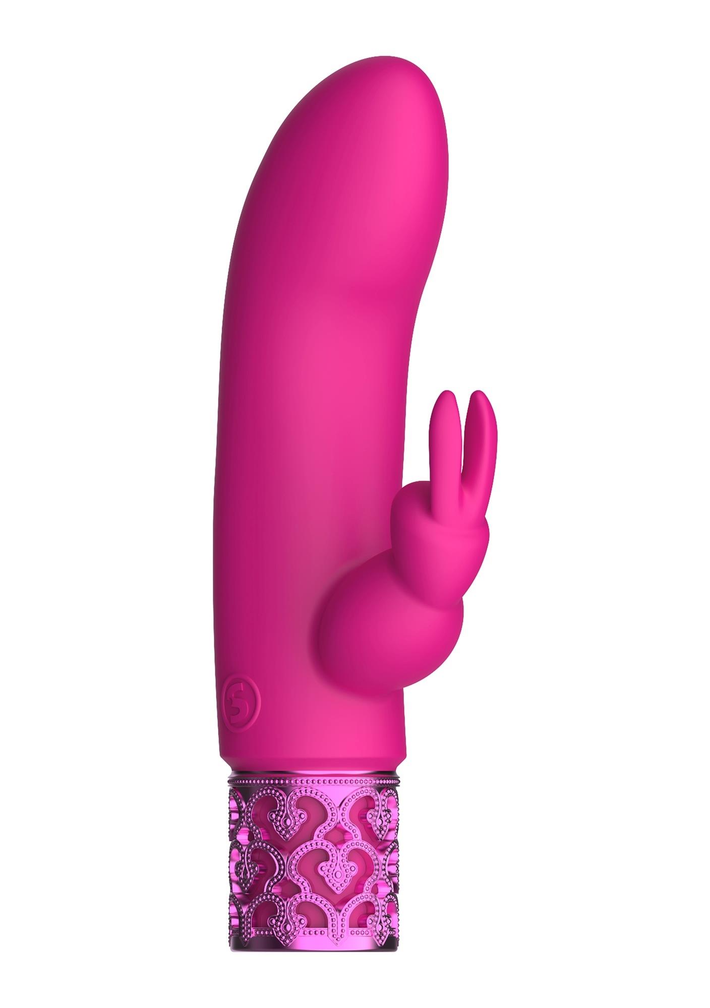 Royal Gems Dazzling Rechargeable Silicone Bullet Pink - Wibrator króliczek, Różowy ▶️▶️ DYSKRETNIE ▶️ GWARANCJA ▶️ PRZESYŁKA 24h ▶️