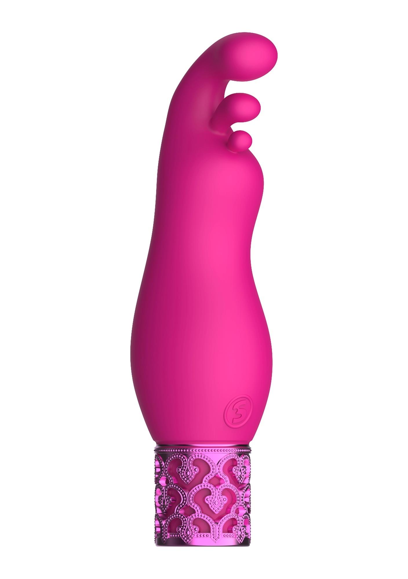 Royal Gems Exquisite Rechargeable Silicone Bullet Pink - Wibrator punktowy, Różowy ▶️▶️ DYSKRETNIE ▶️ GWARANCJA ▶️ PRZESYŁKA 24h ▶️