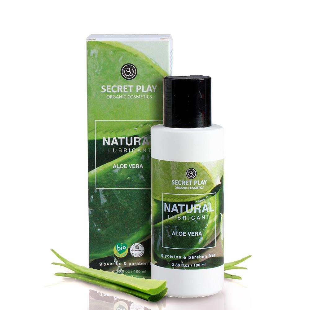 Secret Play Natural Lubricant Aloe Vera Organic Cosmetics 100 Ml - Lubrykant z aloesem ▶️▶️ DYSKRETNIE ▶️ GWARANCJA ▶️ PRZESYŁKA 24h ▶️