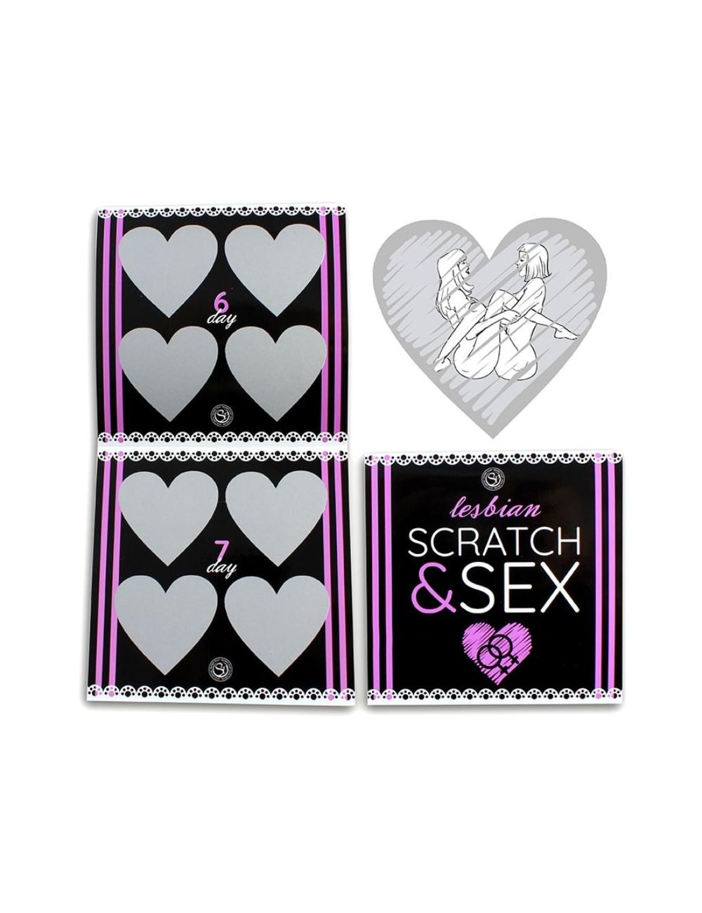 Secret Play Scratch & Sex Lesbiana - Gra erotyczna kamasutra wydrapanka (damska para) ⚫ DARMOWA DOSTAWA od 299zł ⚫ DYSKRETNA PRZESYŁKA 24H Z POLSKI ⚫