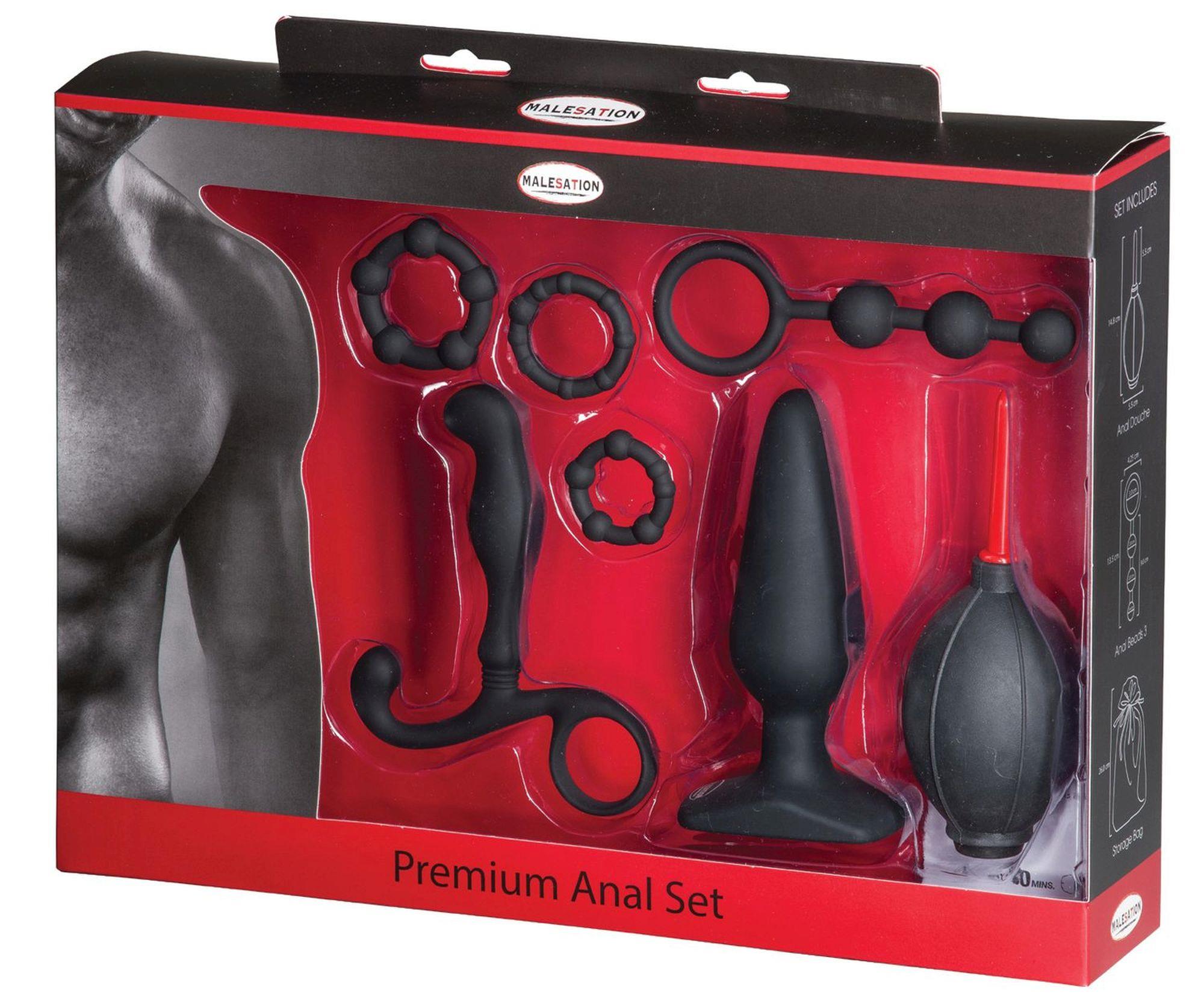 Malesation Premium Anal Set - Zestaw gadżetów analnych ▶️▶️ DYSKRETNIE ▶️ GWARANCJA ▶️ PRZESYŁKA 24h ▶️