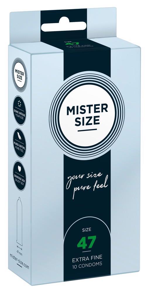 Mister Size 47Mm Pack Of 10 - Prezerwatywy ▶️▶️ DYSKRETNIE ▶️ GWARANCJA ▶️ PRZESYŁKA 24h ▶️