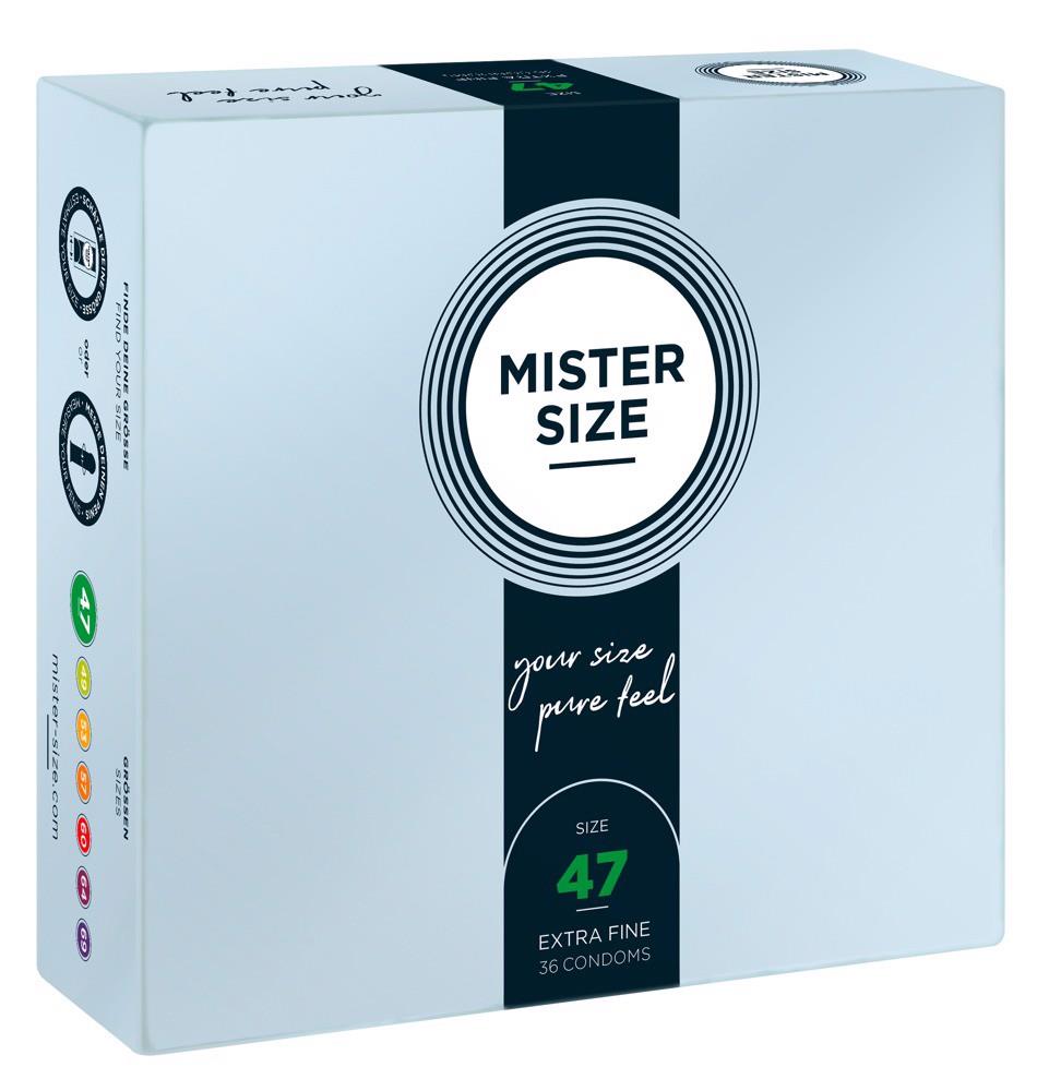 Mister Size 47Mm Pack Of 36 - Prezerwatywy ▶️▶️ DYSKRETNIE ▶️ GWARANCJA ▶️ PRZESYŁKA 24h ▶️