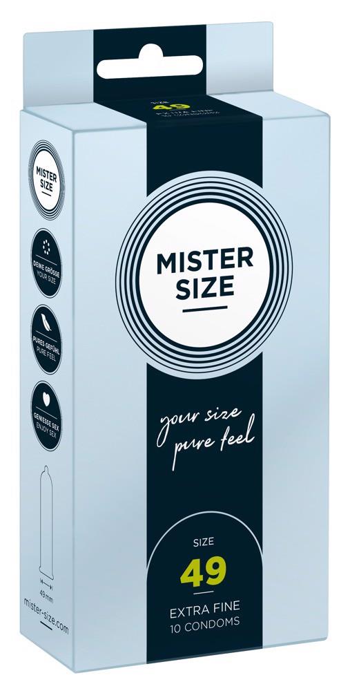 Mister Size 49Mm Pack Of 10 - Prezerwatywy ▶️▶️ DYSKRETNIE ▶️ GWARANCJA ▶️ PRZESYŁKA 24h ▶️