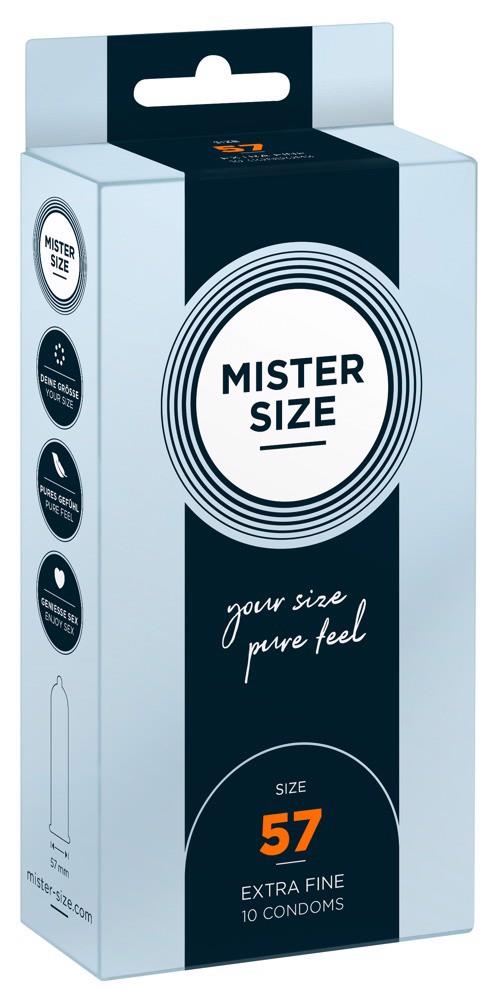 Mister Size 57Mm Pack Of 10 - Prezerwatywy ▶️▶️ DYSKRETNIE ▶️ GWARANCJA ▶️ PRZESYŁKA 24h ▶️