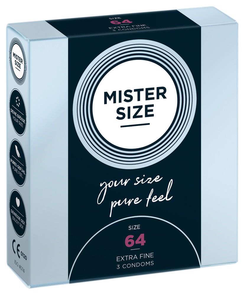 Mister Size 64Mm Pack Of 3 - Prezerwatywy ▶️▶️ DYSKRETNIE ▶️ GWARANCJA ▶️ PRZESYŁKA 24h ▶️