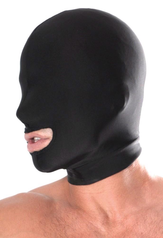 Fetish Fantasy Series Spandex Open Mouth Hood - Maska BDSM ▶️▶️ DYSKRETNIE ▶️ GWARANCJA ▶️ PRZESYŁKA 24h ▶️