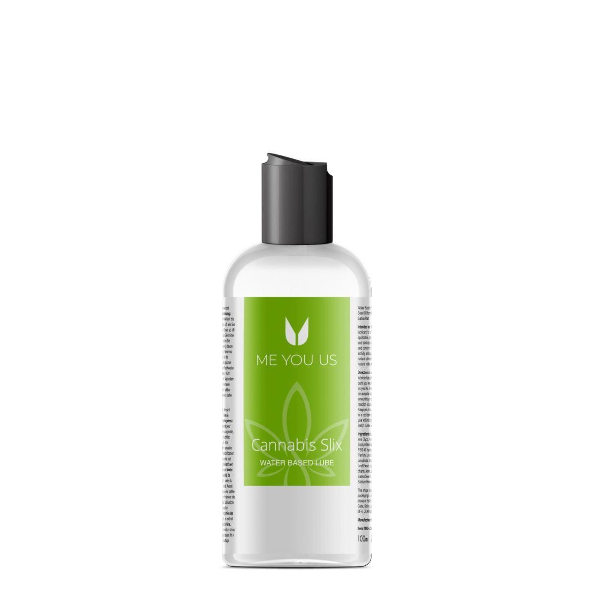 Me You Us Cannabis Slix Water Based Lube 100Ml - Lubrykant na bazie wody konopny ▶️▶️ DYSKRETNIE ▶️ GWARANCJA ▶️ PRZESYŁKA 24h ▶️