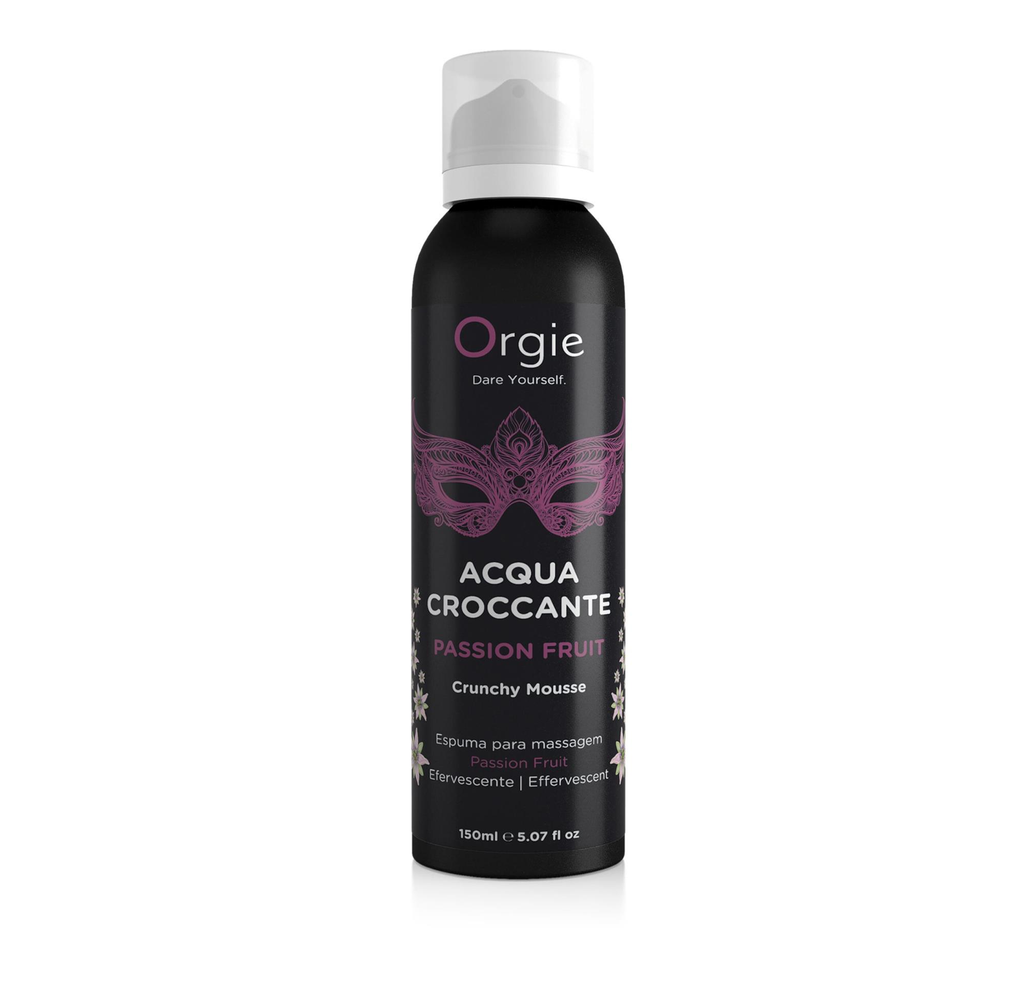 Orgie Acqua Croccante Crunchy Mousse Passion Fruit 150 Ml - Pianka do masażu ▶️▶️ DYSKRETNIE ▶️ GWARANCJA ▶️ PRZESYŁKA 24h ▶️