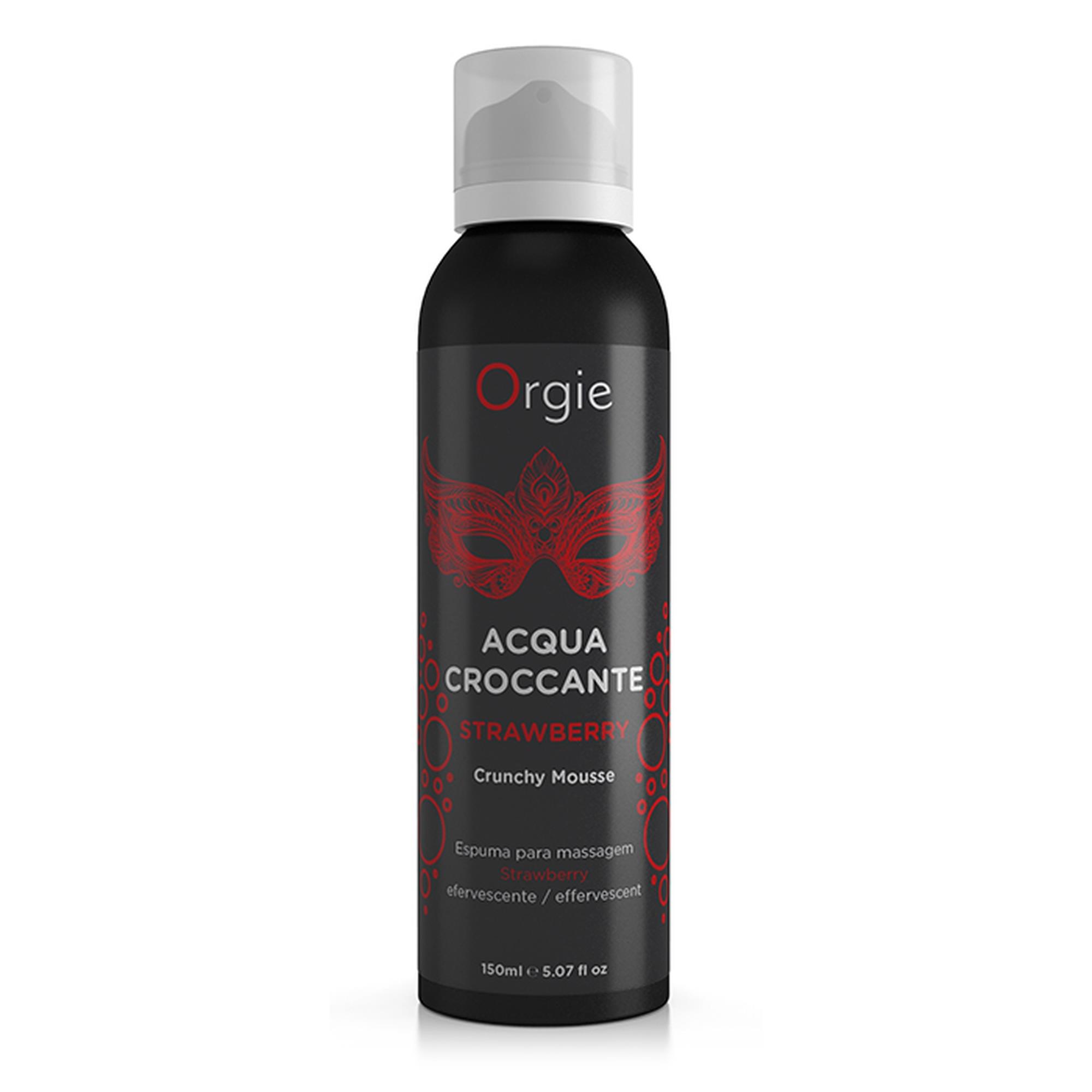 Orgie Acqua Croccante Crunchy Mousse Strawberry 150 Ml - Pianka do masażu ▶️▶️ DYSKRETNIE ▶️ GWARANCJA ▶️ PRZESYŁKA 24h ▶️