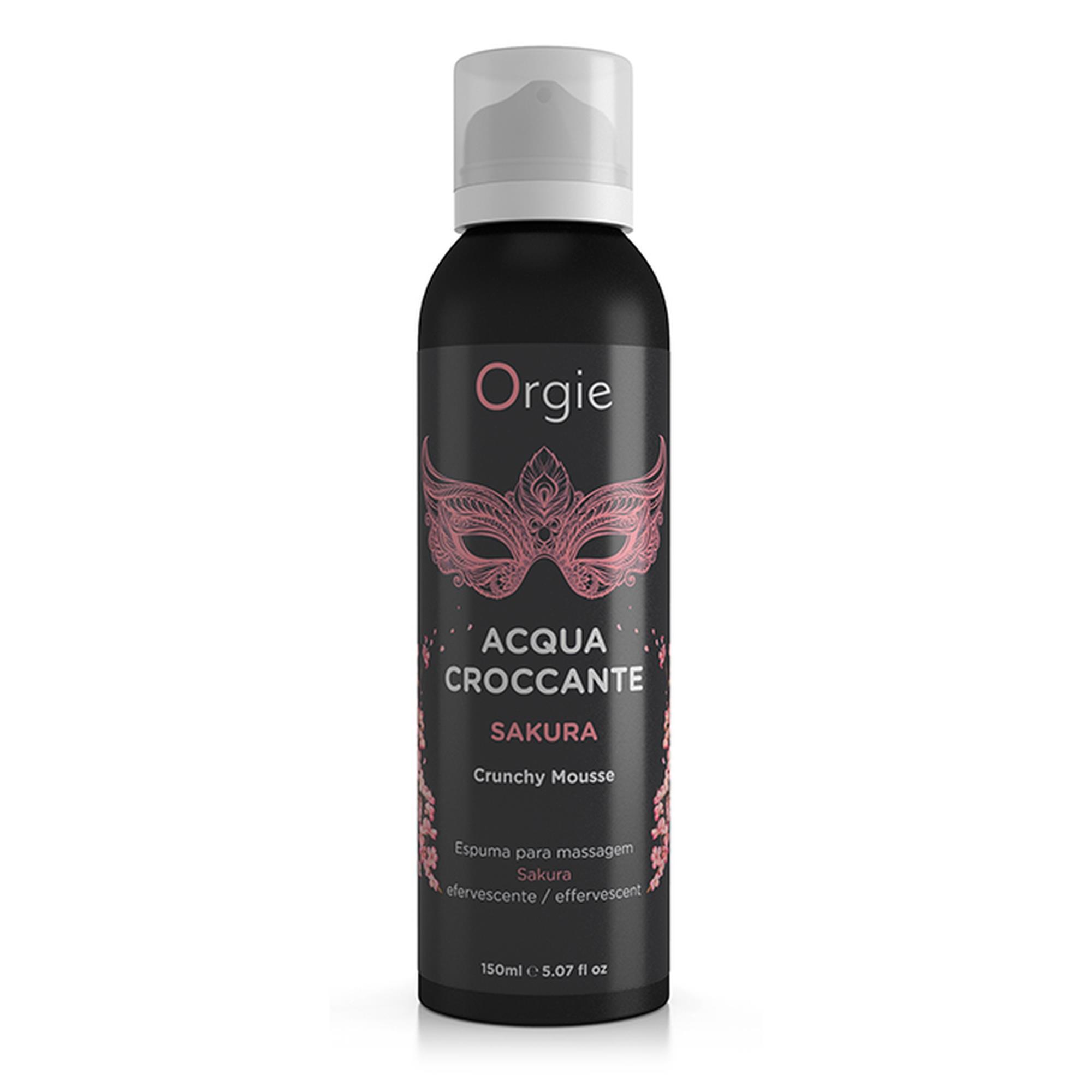 Orgie Acqua Croccante Crunchy Mousse Sakura Fruit 150 Ml - Pianka do masażu ▶️▶️ DYSKRETNIE ▶️ GWARANCJA ▶️ PRZESYŁKA 24h ▶️