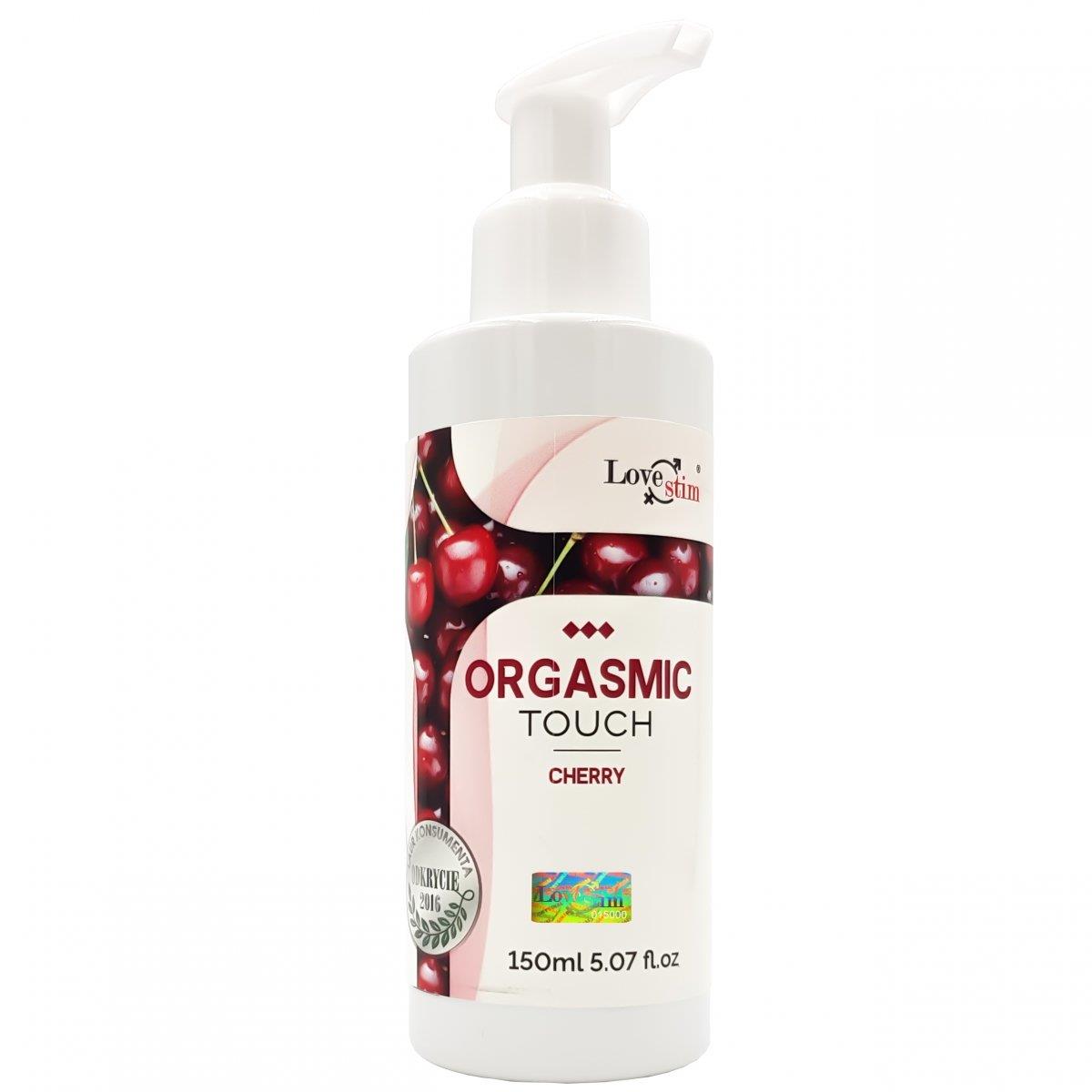 LoveStim Orgasmic Touch Cherry 150 Ml - Żel do masażu wiśniowy ⚫ DARMOWA DOSTAWA od 299zł ⚫ DYSKRETNA PRZESYŁKA 24H Z POLSKI ⚫