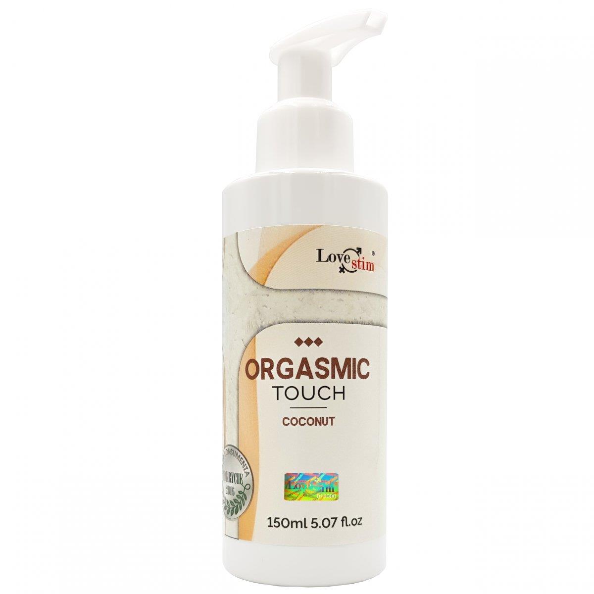 LoveStim Orgasmic Touch Coconut 150 Ml - Żel do masażu kokosowy ⚫ DARMOWA DOSTAWA od 299zł ⚫ DYSKRETNA PRZESYŁKA 24H Z POLSKI ⚫