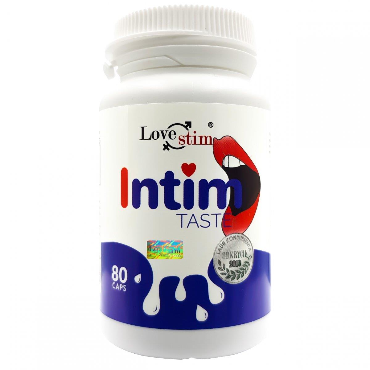 LoveStim Intim Taste 80 Caps - Suplement na poprawę smaku niesienia ▶️▶️ DYSKRETNIE ▶️ GWARANCJA ▶️ PRZESYŁKA 24h ▶️