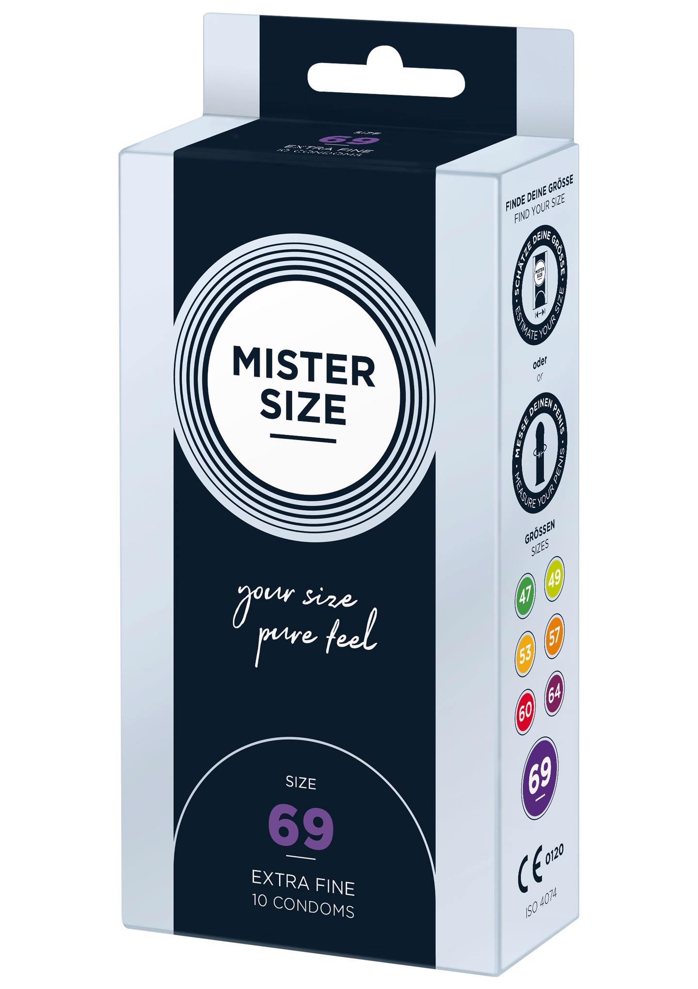 MISTER SIZE 69Mm Condoms 10Pcs Natural - Prezerwatywy ▶️▶️ DYSKRETNIE ▶️ GWARANCJA ▶️ PRZESYŁKA 24h ▶️