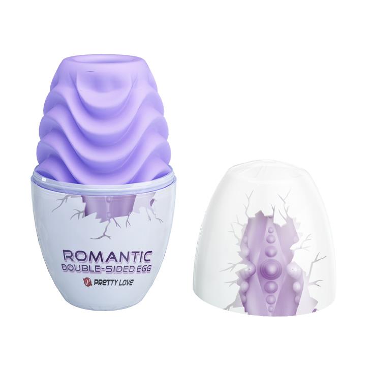 Pretty Love Romantic Double Sided Egg Purple - Mastubator jajeczko ▶️▶️ DYSKRETNIE ▶️ GWARANCJA ▶️ PRZESYŁKA 24h ▶️