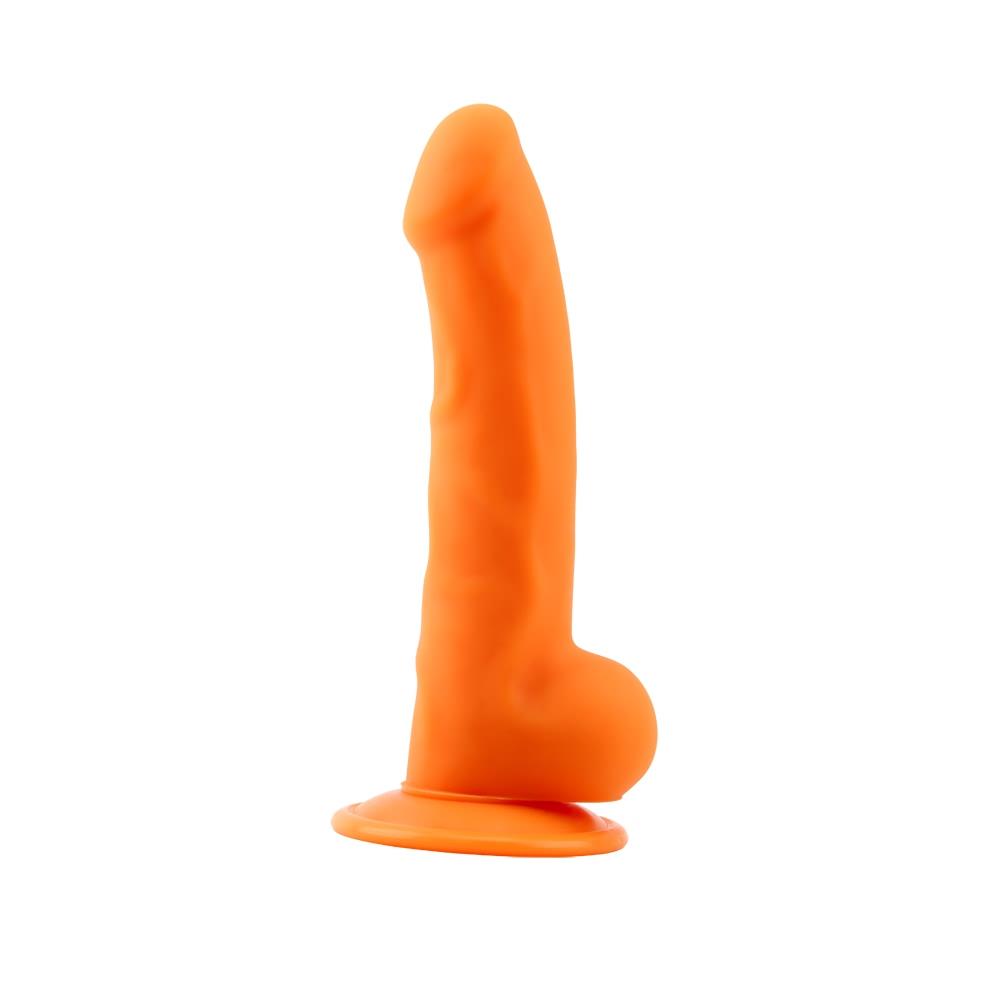 Deluxe Pure Nature Norman.P - Dildo klasyczne na przyssawce, Pomarańczowy ▶️▶️ DYSKRETNIE ▶️ GWARANCJA ▶️ PRZESYŁKA 24h ▶️