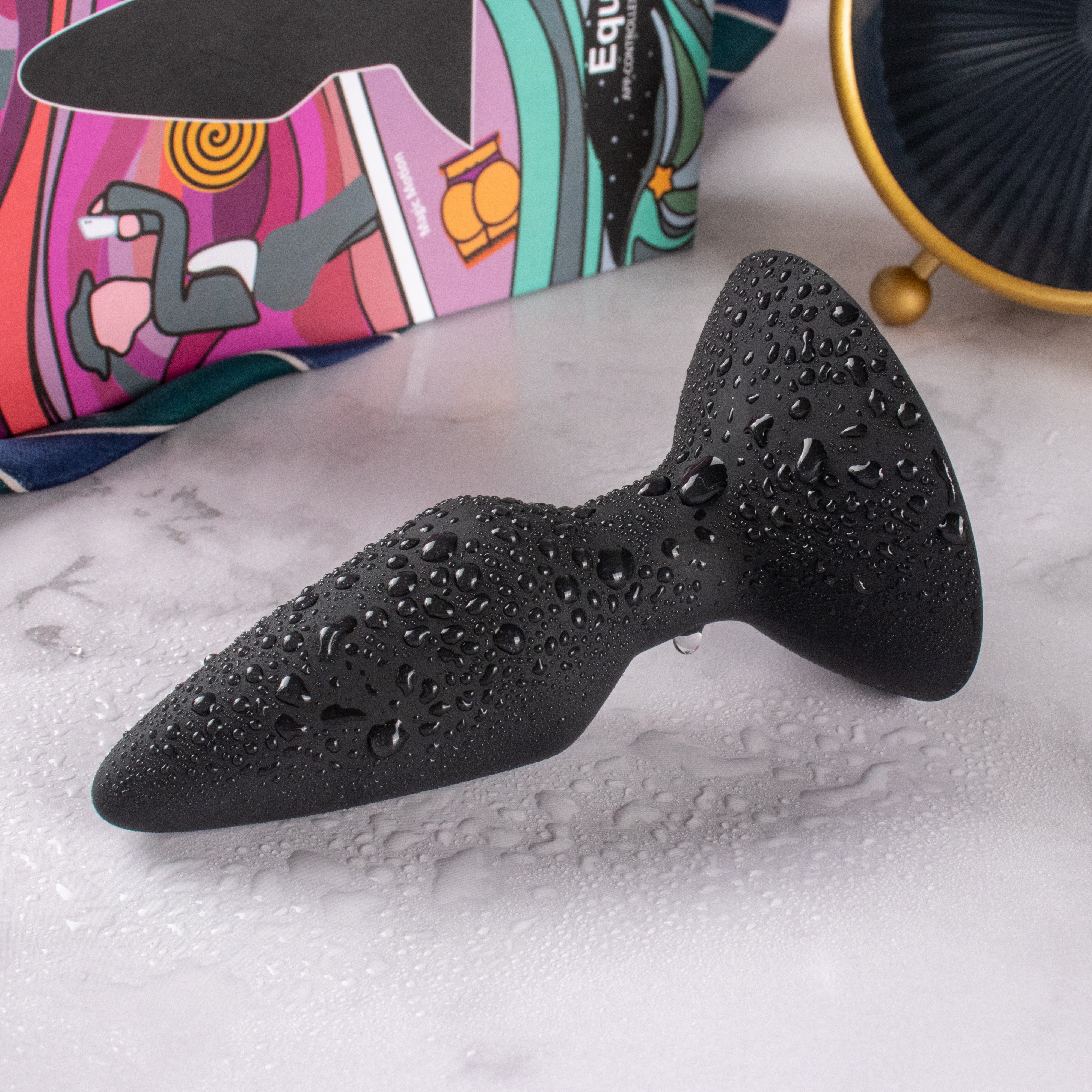 Magic Motion Equinox App Controlled Silicone Butt Plug - Wibrujący korek analny z przyssawką aplikacja na smartfona