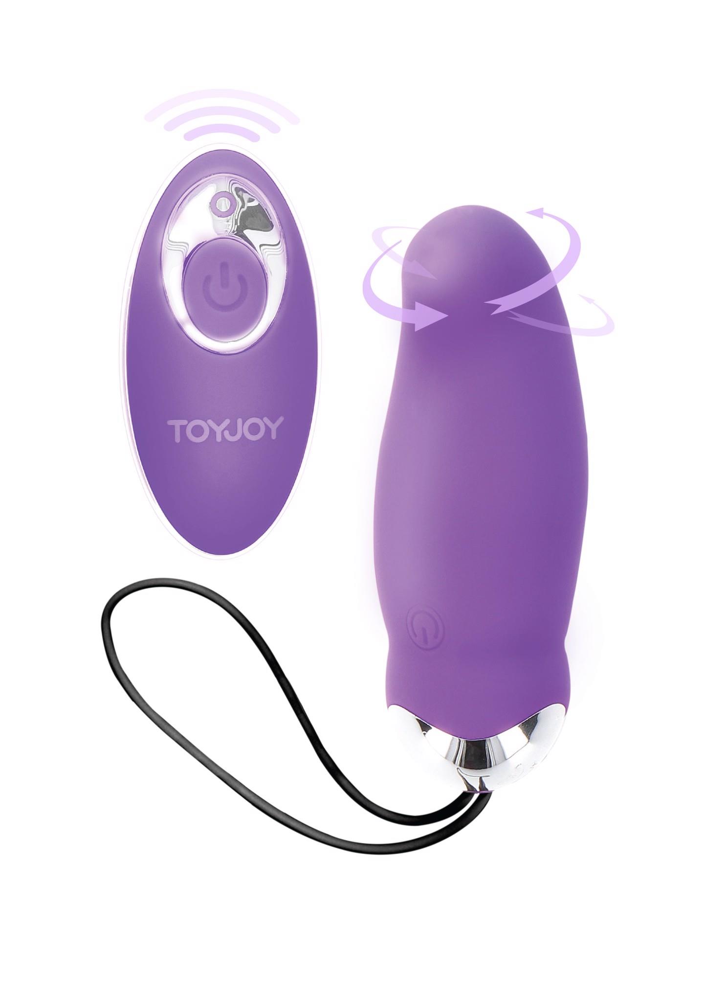 TOYJOY My Orgasm Eggsplode Purple - Wibrator jajeczko z pilotem ▶️▶️ DYSKRETNIE ▶️ GWARANCJA ▶️ PRZESYŁKA 24h ▶️