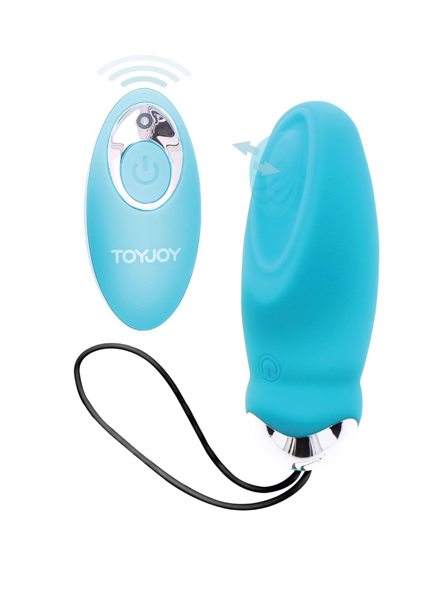 TOYJOY I'M So Eggcited Blue - Wibrator jajeczko z pilotem ▶️▶️ DYSKRETNIE ▶️ GWARANCJA ▶️ PRZESYŁKA 24h ▶️