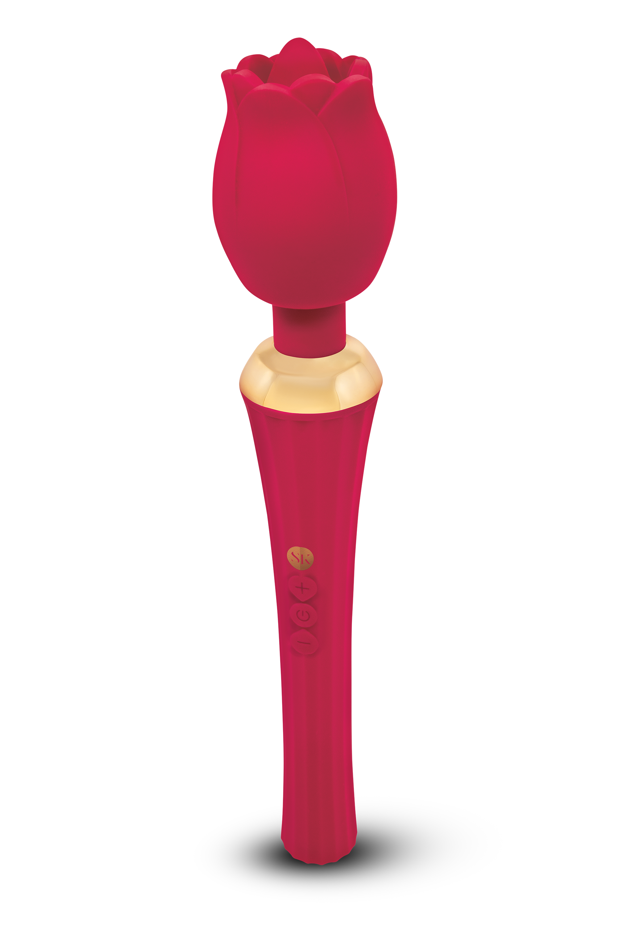 Secret Kisses Rosegasm Bouquet - Wibrator typu wand, Czerwony ▶️▶️ DYSKRETNIE ▶️ GWARANCJA ▶️ PRZESYŁKA 24h ▶️