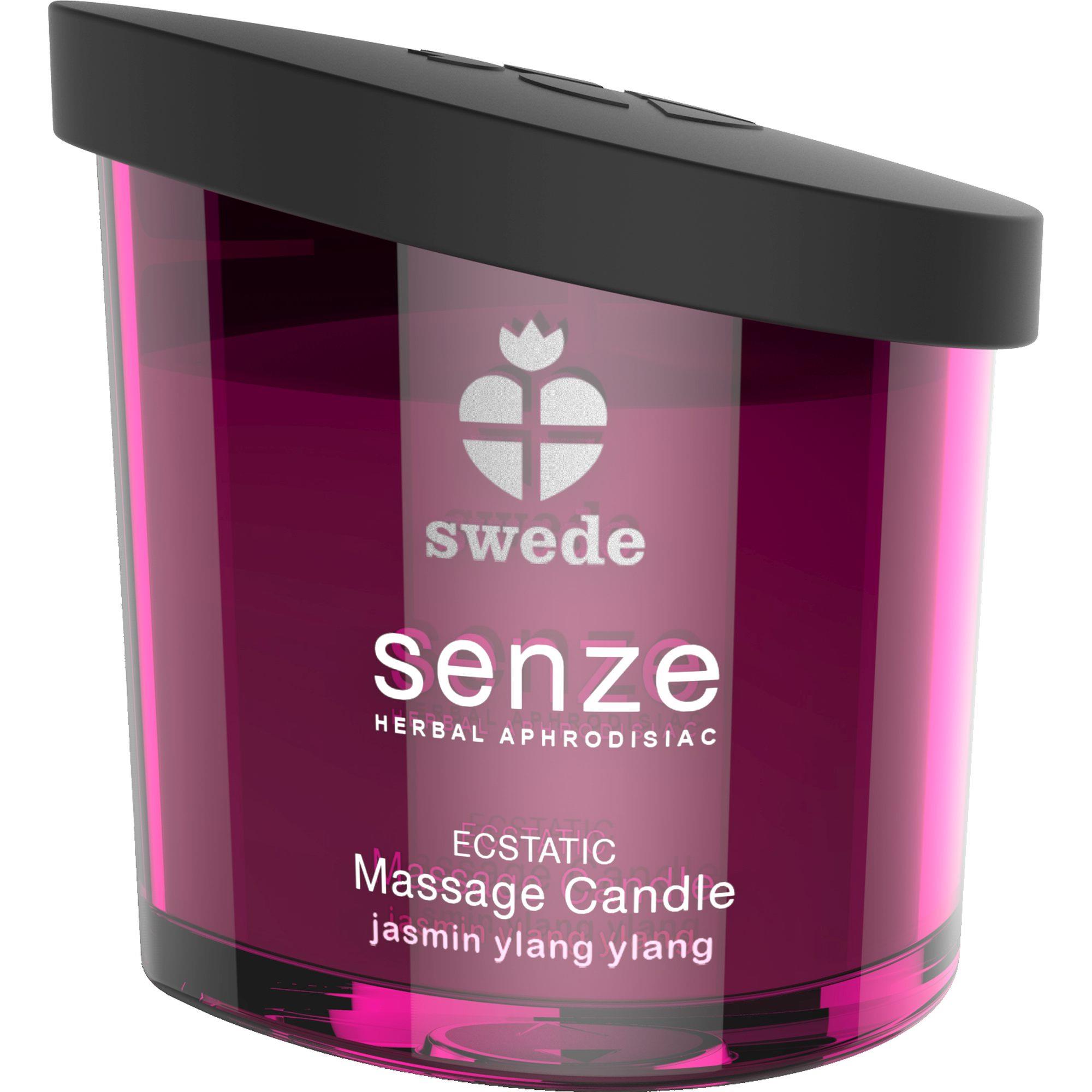 Senze Ecstatic Massage Candle Jasmine Ylang Ylang  - Świeca do masażu ▶️▶️ DYSKRETNIE ▶️ GWARANCJA ▶️ PRZESYŁKA 24h ▶️