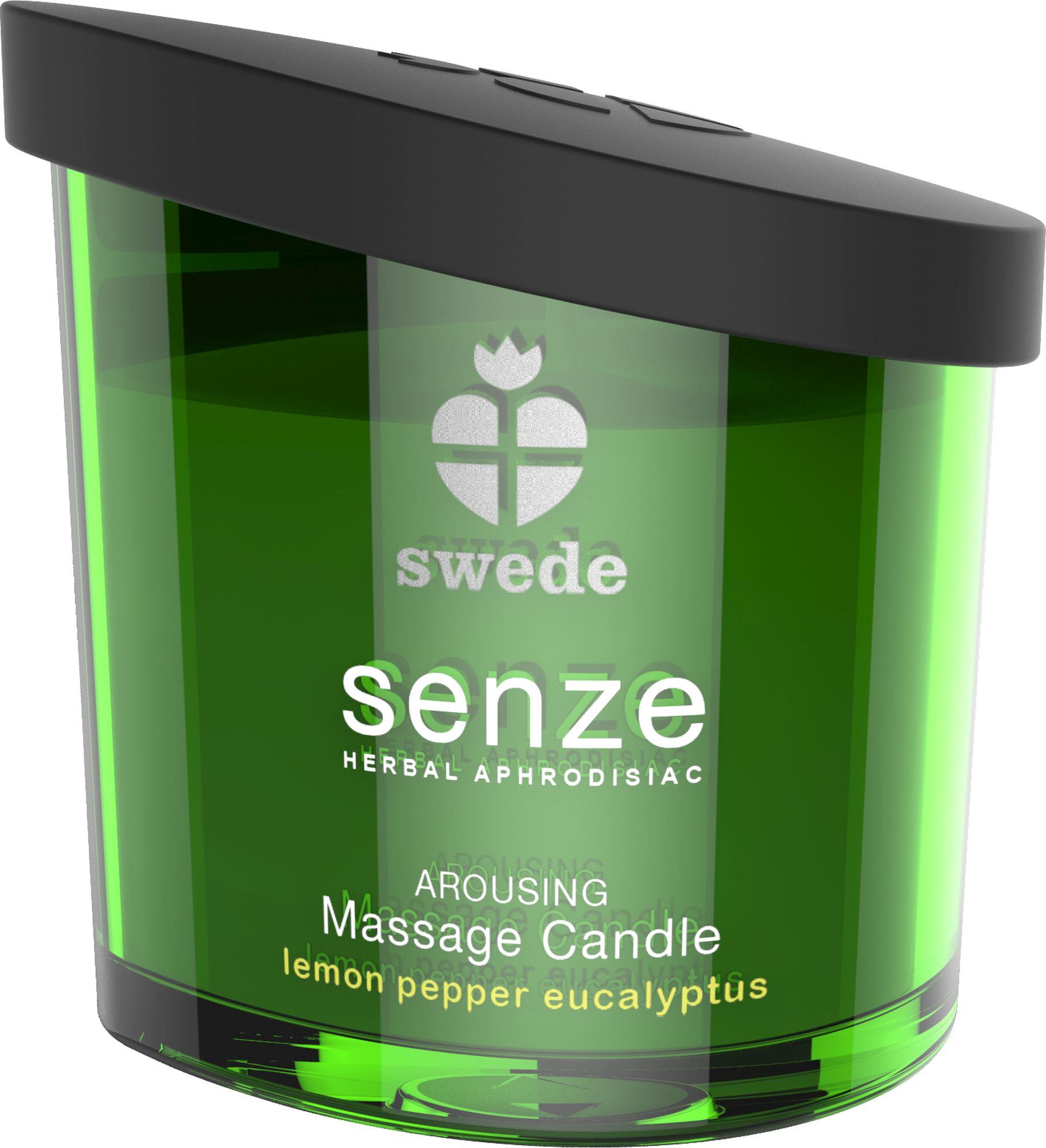 Senze Arousing Massage Candle Lemon Pepper Eucalyptus - Świeca do masażu ▶️▶️ DYSKRETNIE ▶️ GWARANCJA ▶️ PRZESYŁKA 24h ▶️