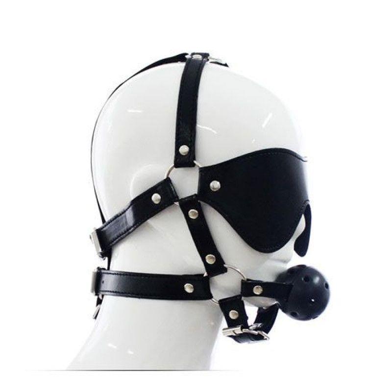 Toyz4lovers Imbracatura Per Viso Con Maschera - Maska bdsm z kneblem ▶️▶️ DYSKRETNIE ▶️ GWARANCJA ▶️ PRZESYŁKA 24h ▶️