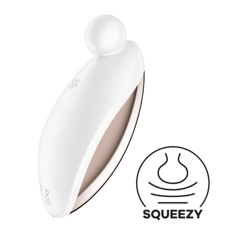 Satisfyer Spot on 2 - Wibrator łechtaczkowy typu Lay-on, Biały ▶️▶️ DYSKRETNIE ▶️ GWARANCJA ▶️ PRZESYŁKA 24h ▶️