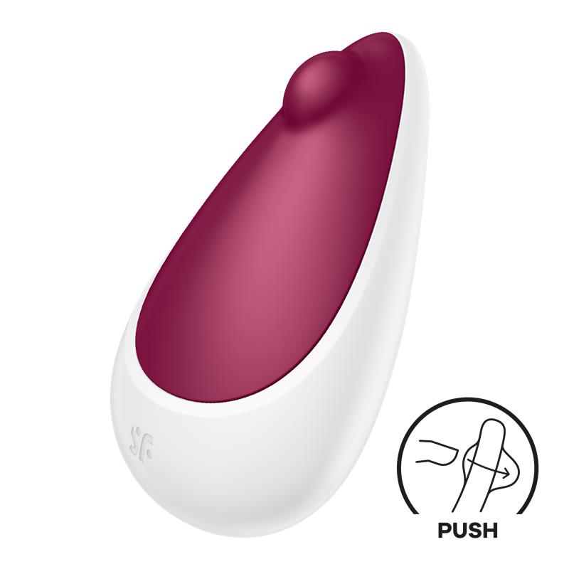 Satisfyer Spot on 3 - Wibrator łechtaczkowy typu Lay-on, Bordowy ▶️▶️ DYSKRETNIE ▶️ GWARANCJA ▶️ PRZESYŁKA 24h ▶️