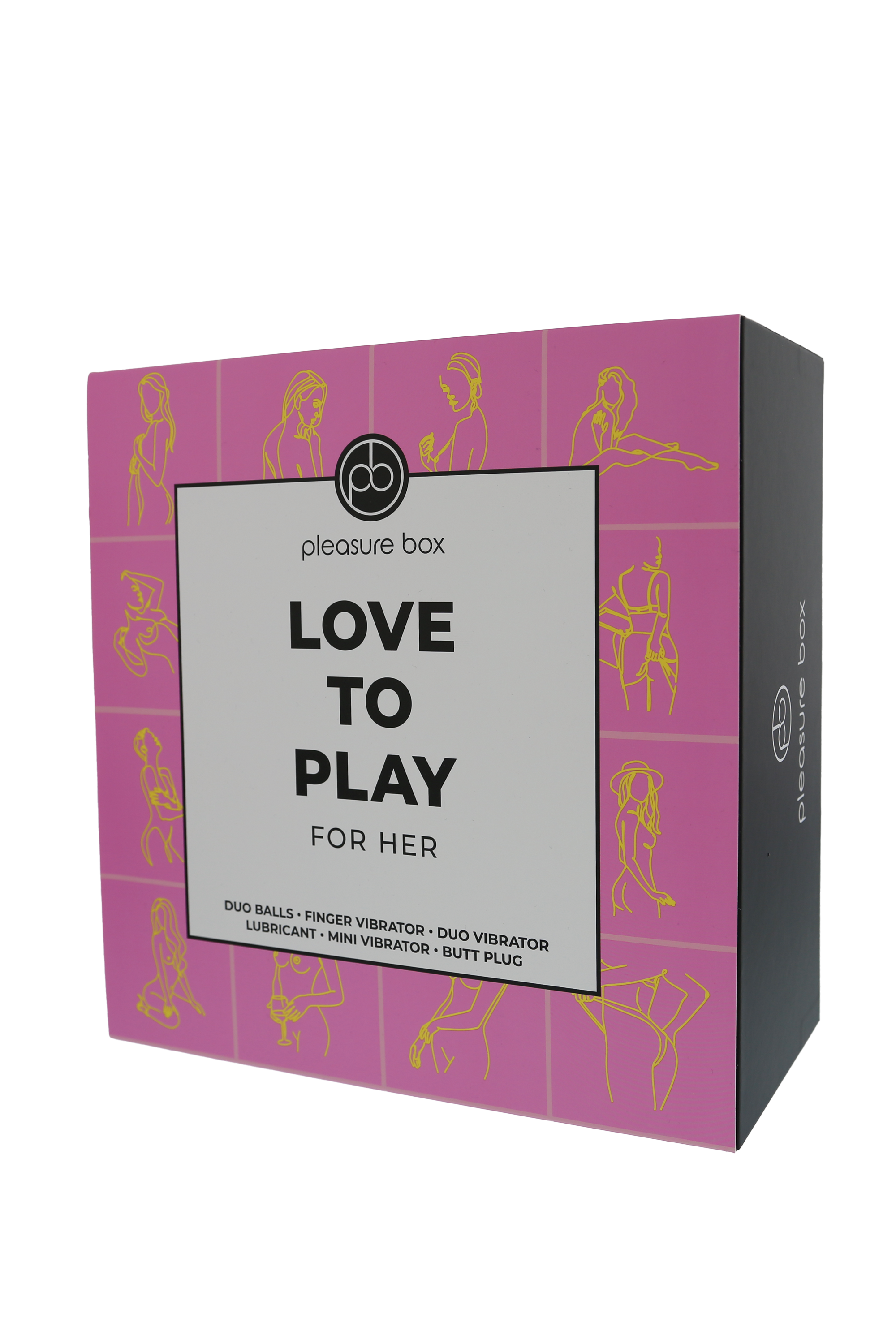 Pleasure box, Love to play - Zestaw gadżetów dla niej ⚫ DARMOWA DOSTAWA od 299zł ⚫ DYSKRETNA PRZESYŁKA 24H Z POLSKI ⚫