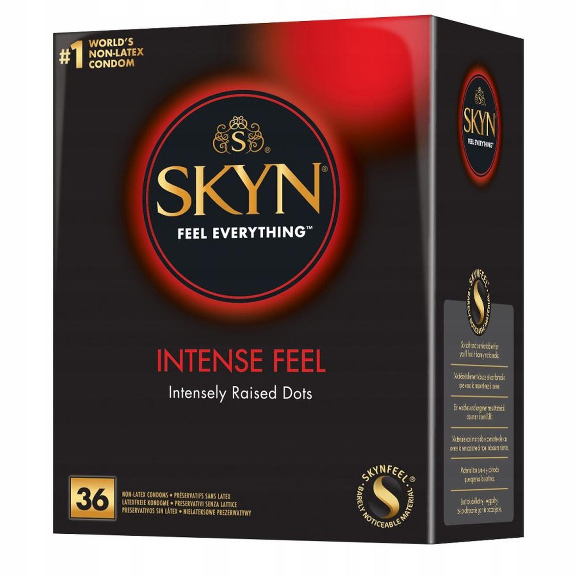 SKYN Feel Everything Intense - Prezerwatywy Nielateksowe 36Szt ▶️▶️ DYSKRETNIE ▶️ GWARANCJA ▶️ PRZESYŁKA 24h ▶️