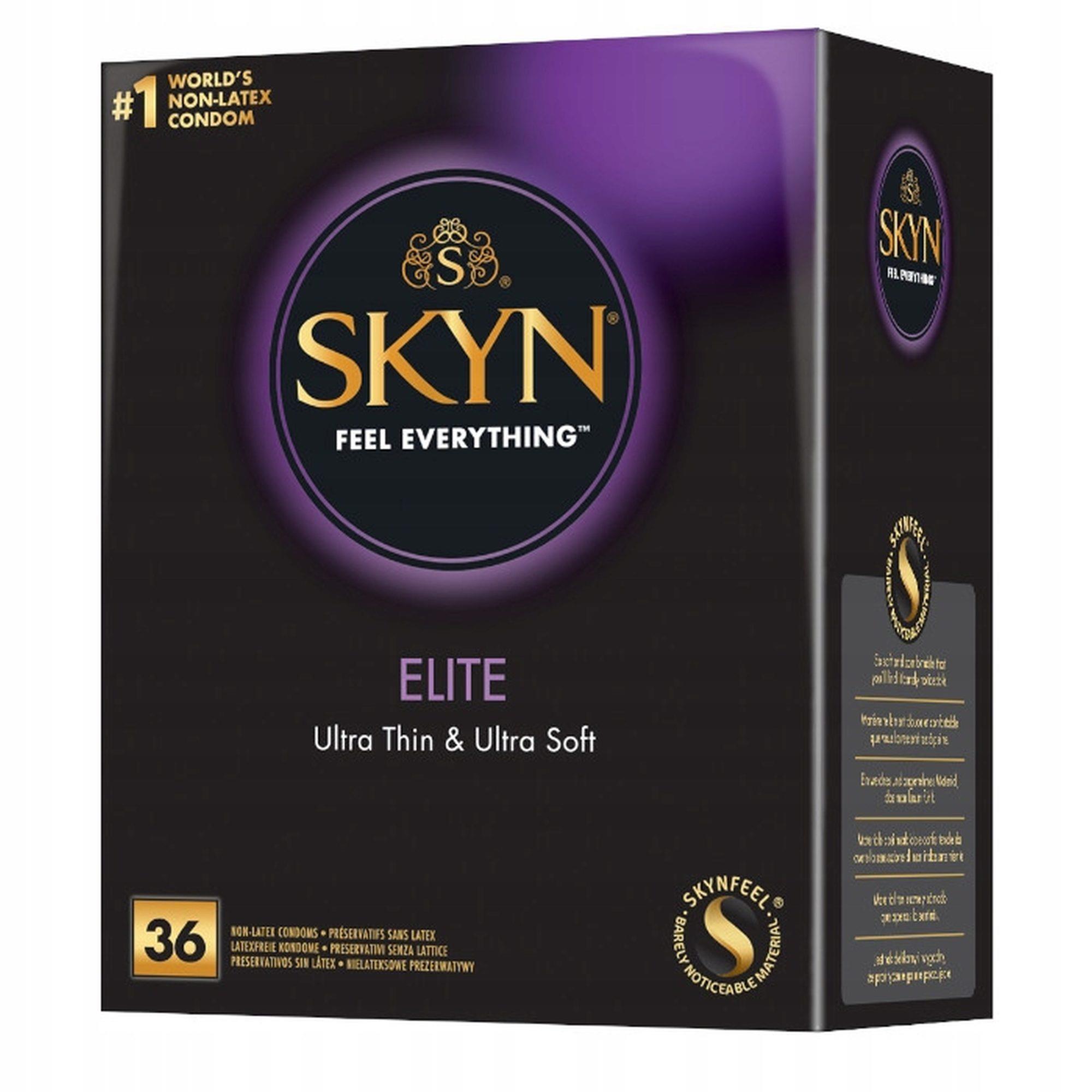 SKYN Feel Everything Elite - Prezerwatywy Nielateksowe 36Szt ⚫ DARMOWA DOSTAWA od 299zł ⚫ DYSKRETNA PRZESYŁKA 24H Z POLSKI ⚫