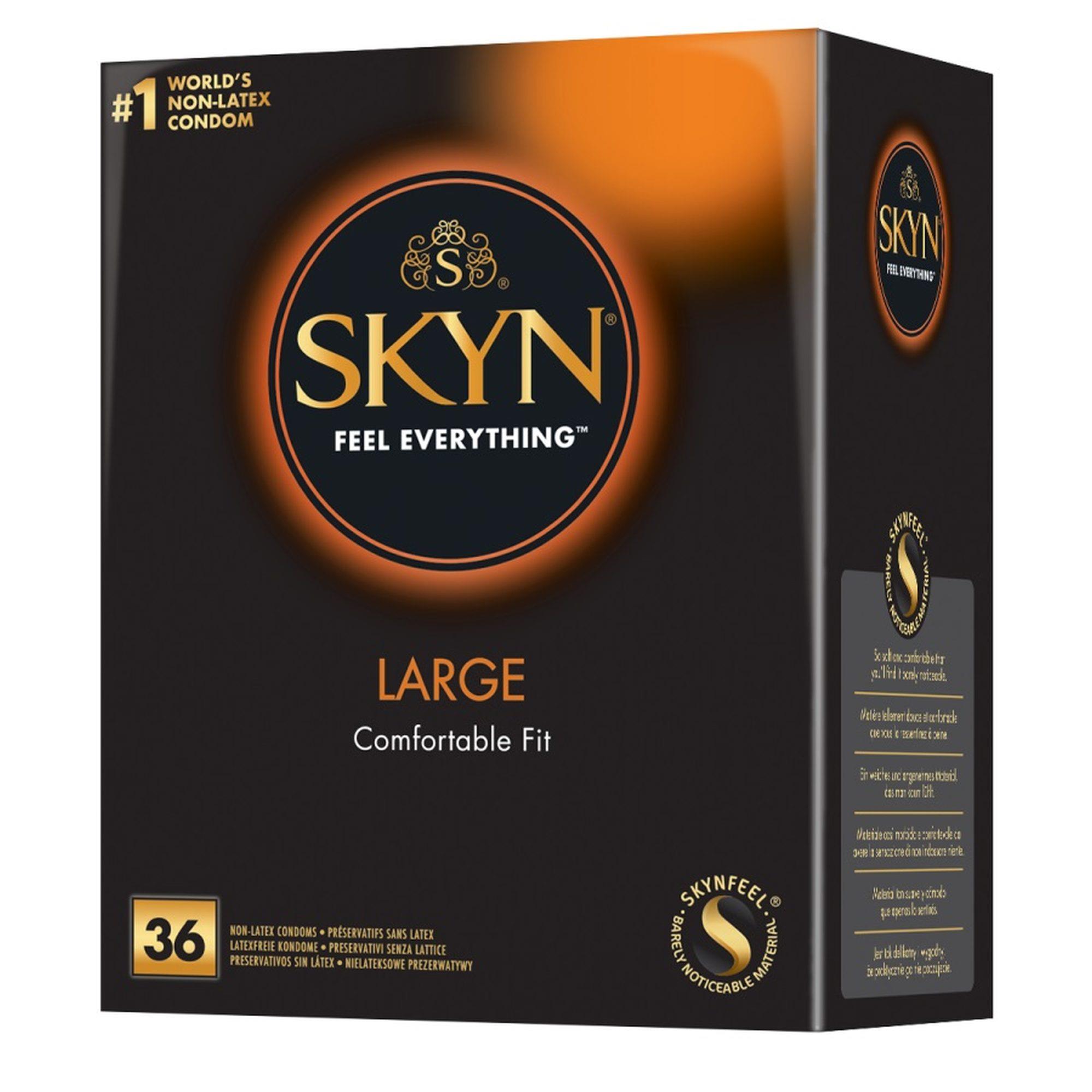 SKYN Feel Everything Large - Prezerwatywy Nielateksowe 36Szt ▶️▶️ DYSKRETNIE ▶️ GWARANCJA ▶️ PRZESYŁKA 24h ▶️