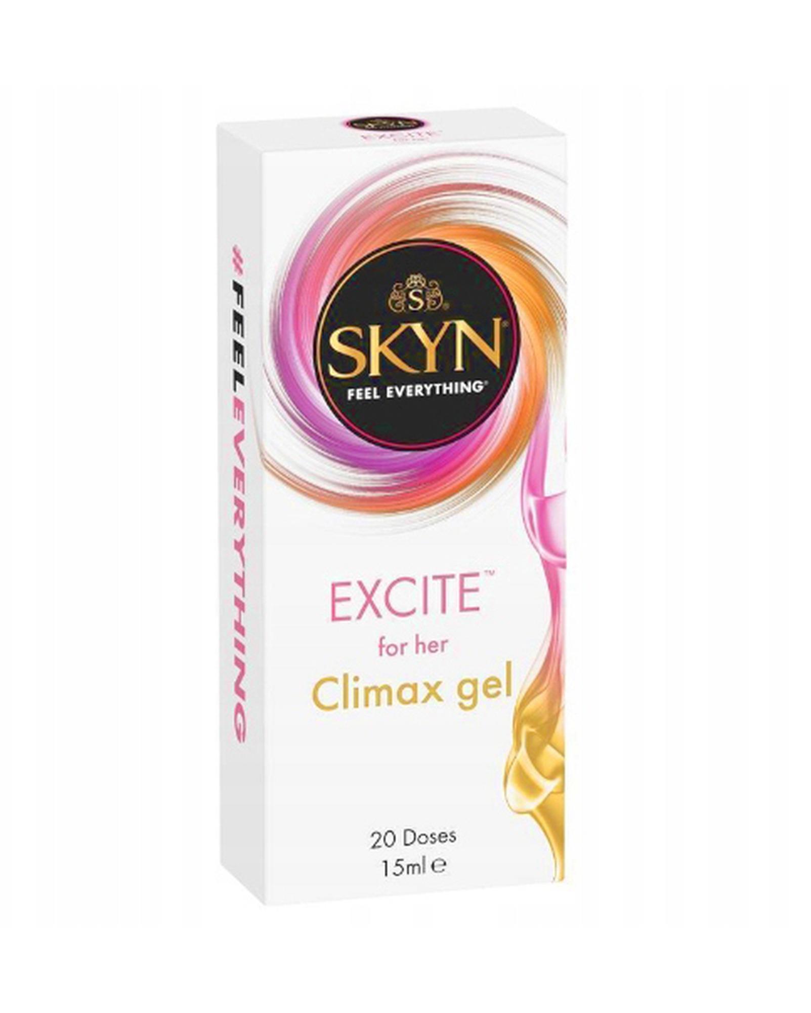SKYN Exite Climax Gel 15Ml - Żel Intymny Potęgujący Orgazm ⚫ DARMOWA DOSTAWA od 299zł ⚫ DYSKRETNA PRZESYŁKA 24H Z POLSKI ⚫