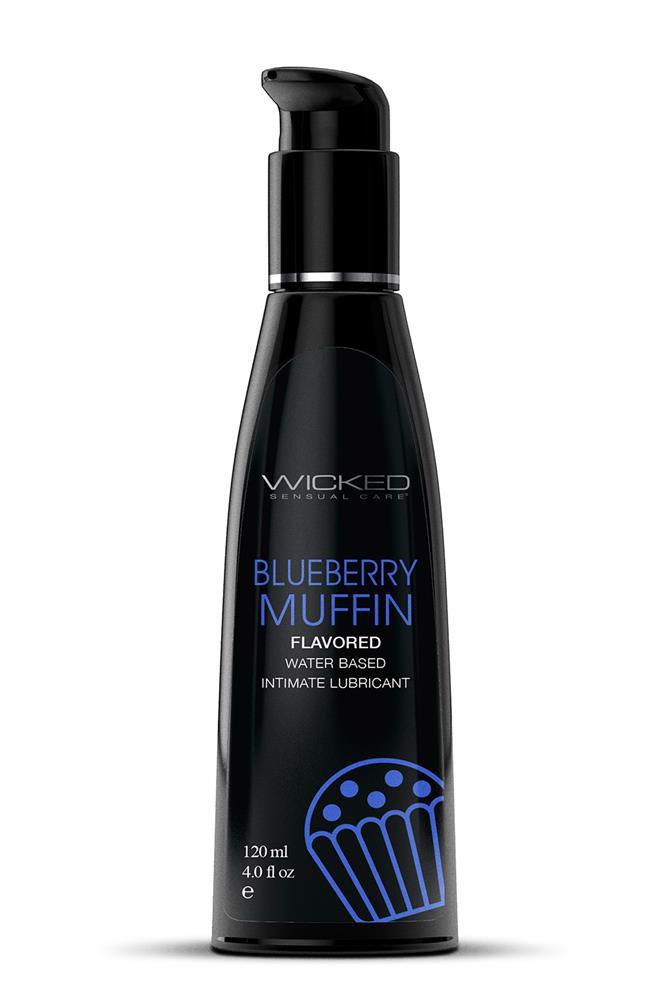 Wicked Sensual Care Aqua Blueberry Muffin Lube 120Ml - Lubrykant smakowy ▶️▶️ DYSKRETNIE ▶️ GWARANCJA ▶️ PRZESYŁKA 24h ▶️