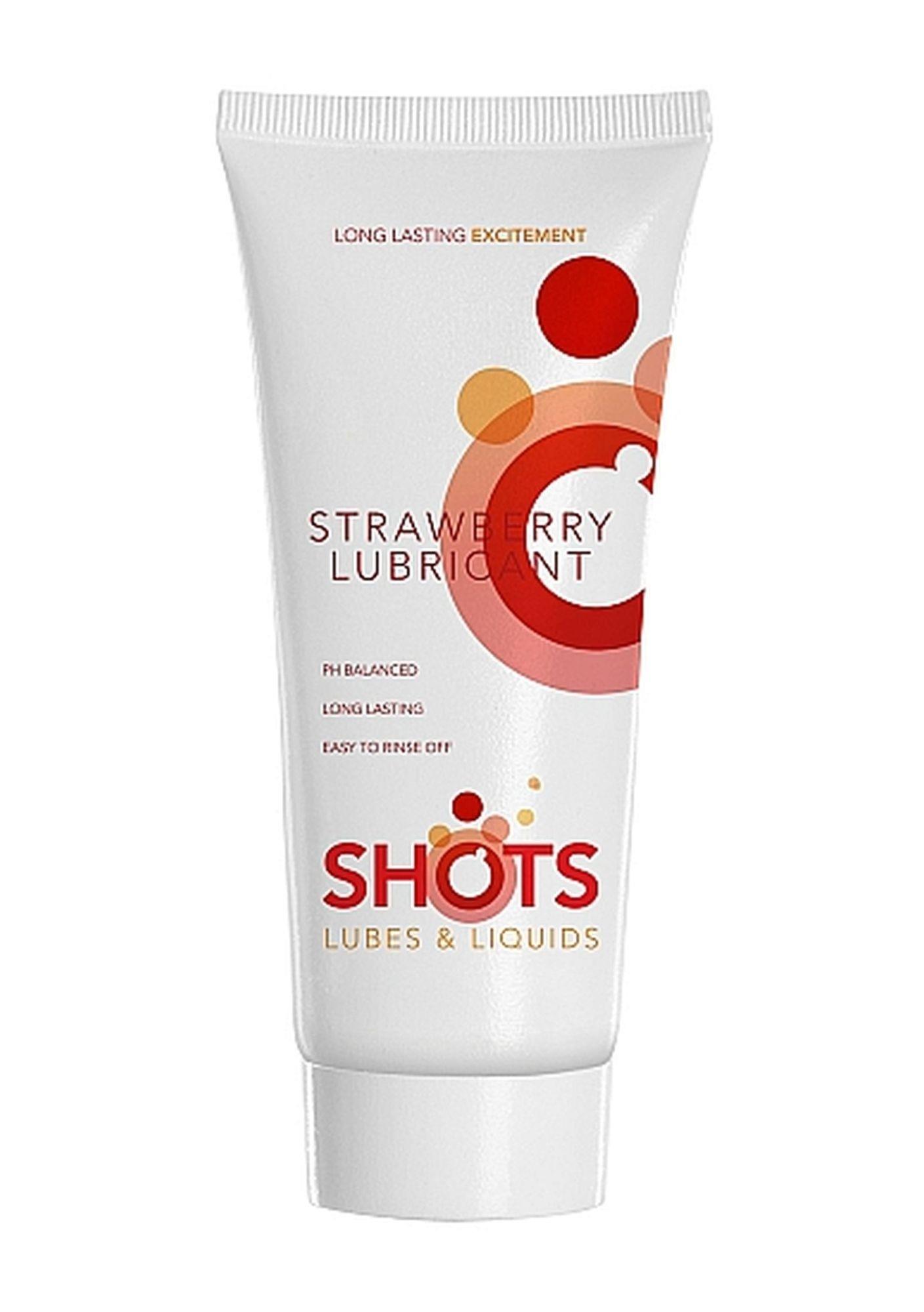 ShotsToys Strawberry Lubricant 100 Ml - Lubrykant smakowy ▶️▶️ DYSKRETNIE ▶️ GWARANCJA ▶️ PRZESYŁKA 24h ▶️