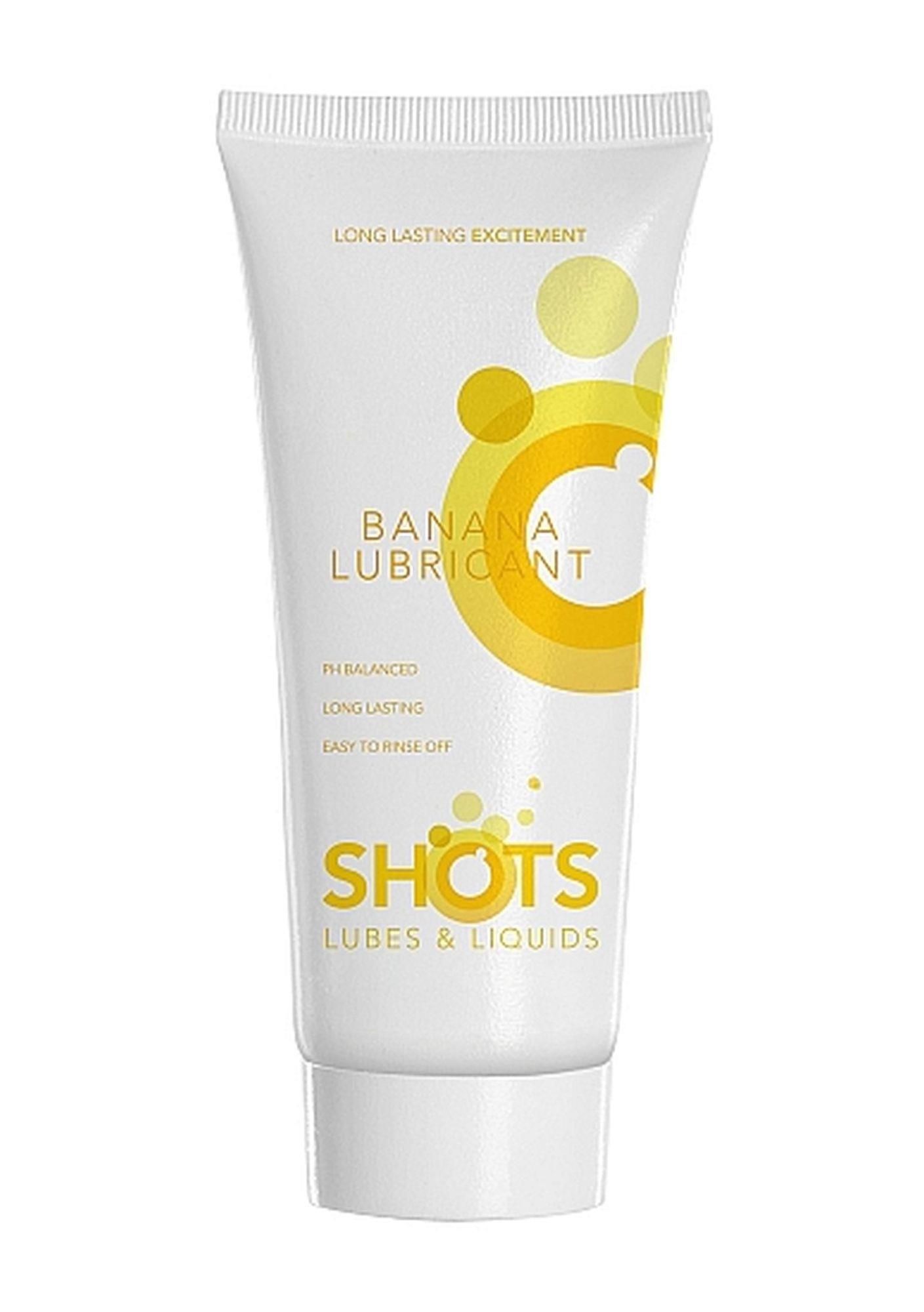 ShotsToys Banana Lubricant 100 Ml - Lubrykant smakowy ▶️▶️ DYSKRETNIE ▶️ GWARANCJA ▶️ PRZESYŁKA 24h ▶️