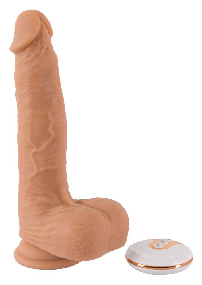 You2Toys Natural Thrusting Vibe - Dildo z pulsacją i pilotem na przyssawce ▶️▶️ DYSKRETNIE ▶️ GWARANCJA ▶️ PRZESYŁKA 24h ▶️