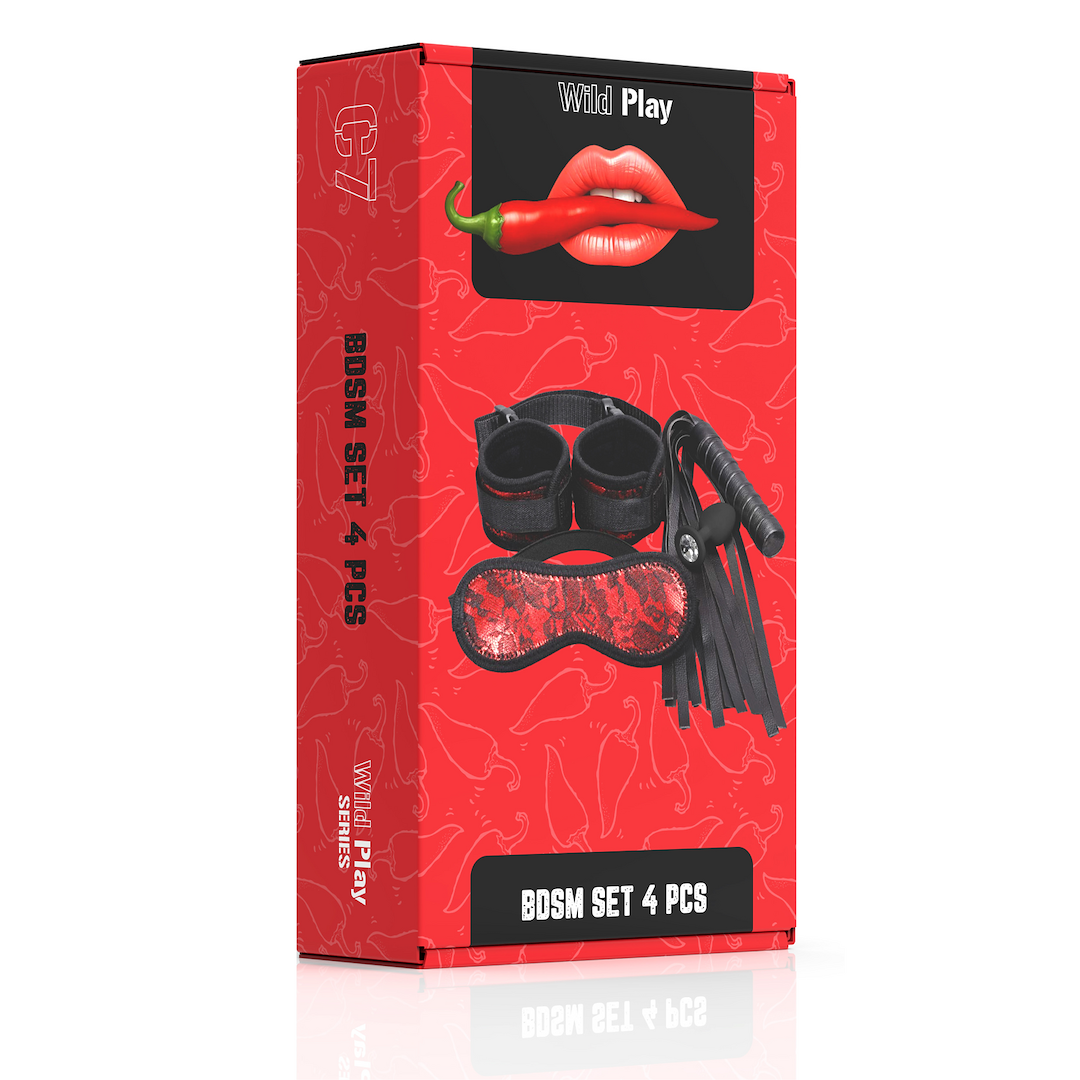 Erospace Wild Play C7 - Zestaw BDSM ⚫ DARMOWA DOSTAWA od 299zł ⚫ DYSKRETNA PRZESYŁKA 24H Z POLSKI ⚫