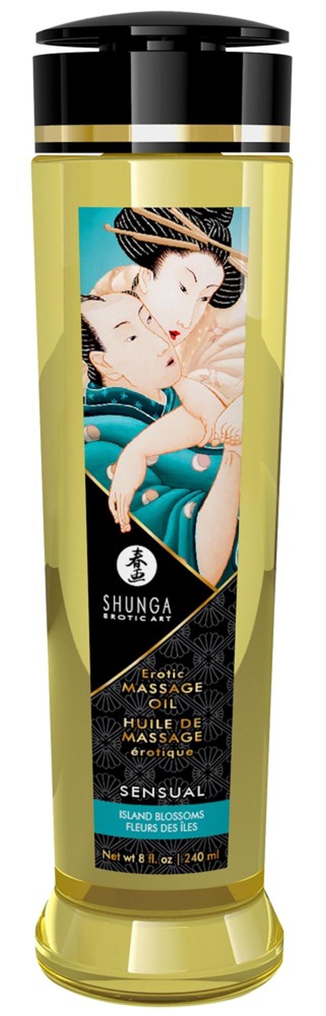 Shunga Massage Oil Sensual Island Blossoms - Olejek do masażu kwiatowy ▶️▶️ DYSKRETNIE ▶️ GWARANCJA ▶️ PRZESYŁKA 24h ▶️