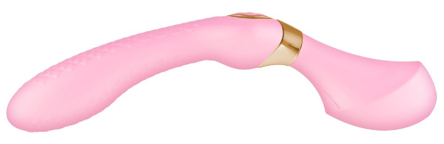 Shunga Zoa Intimate Massager Light Pink - Wibrator wand 2w1, Różowy ▶️▶️ DYSKRETNIE ▶️ GWARANCJA ▶️ PRZESYŁKA 24h ▶️