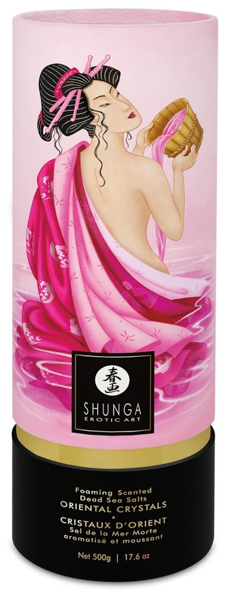 Shunga Bath Salts Oriental Crystals Aphrodisia - Sól do kąpieli z afrodyzjakiem ▶️▶️ DYSKRETNIE ▶️ GWARANCJA ▶️ PRZESYŁKA 24h ▶️