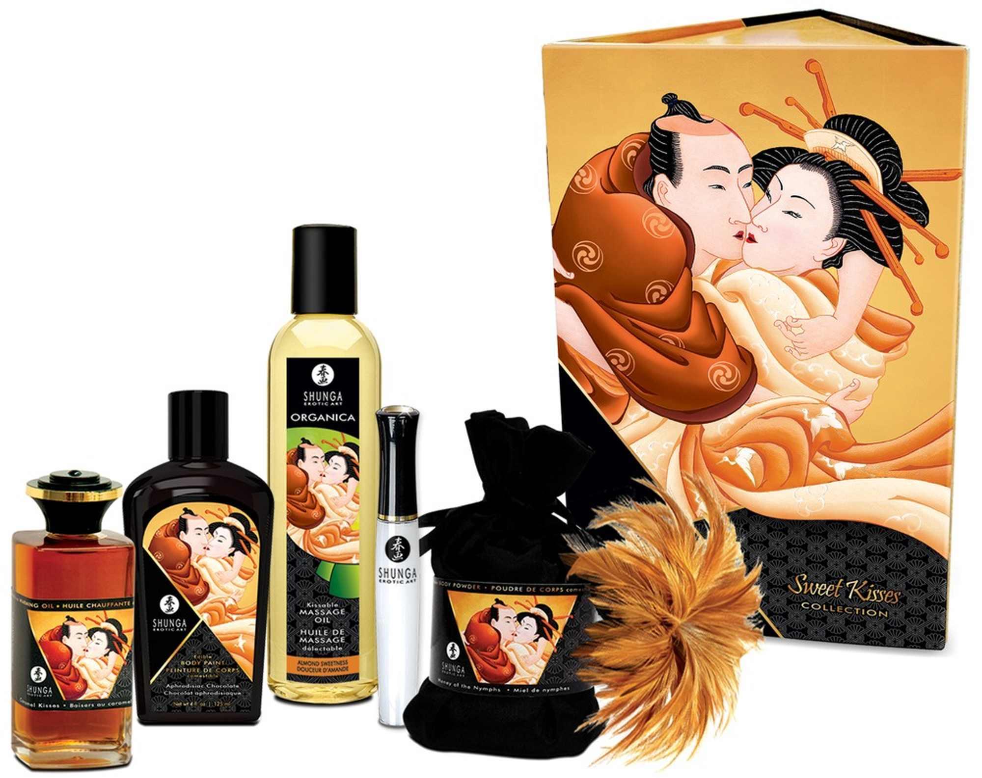 Shunga Sweet Kisses Kit - Zestaw kosmetyków intymnych ▶️▶️ DYSKRETNIE ▶️ GWARANCJA ▶️ PRZESYŁKA 24h ▶️