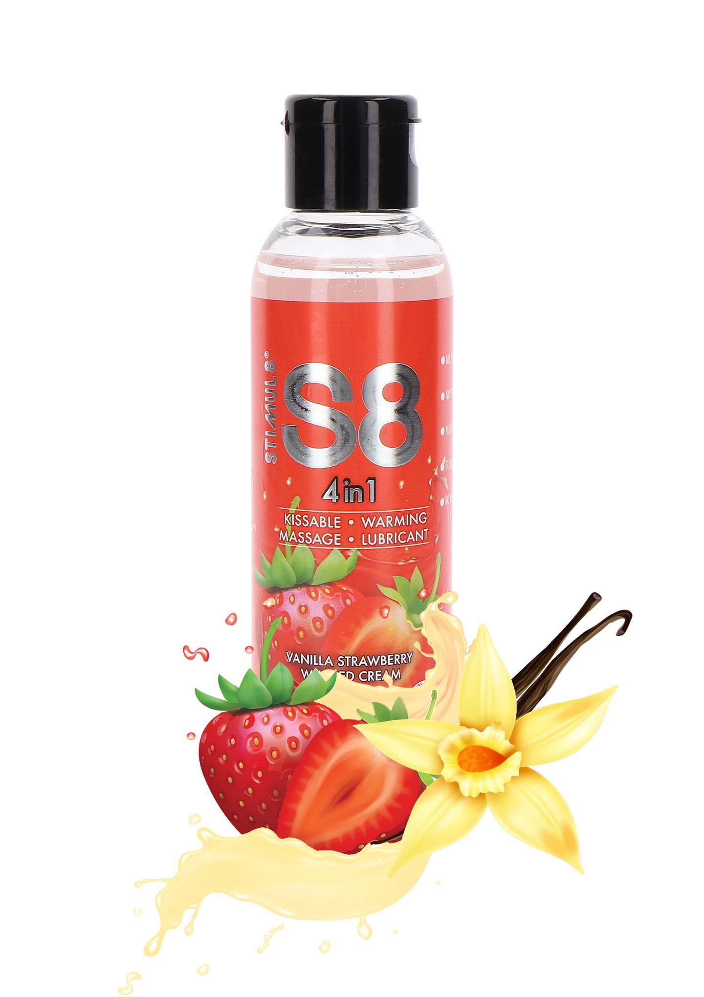 Stimul8 S8 4 In 1 Dessert Lube 125Ml Strawberry - Lubrykant truskawkowy ▶️▶️ DYSKRETNIE ▶️ GWARANCJA ▶️ PRZESYŁKA 24h ▶️