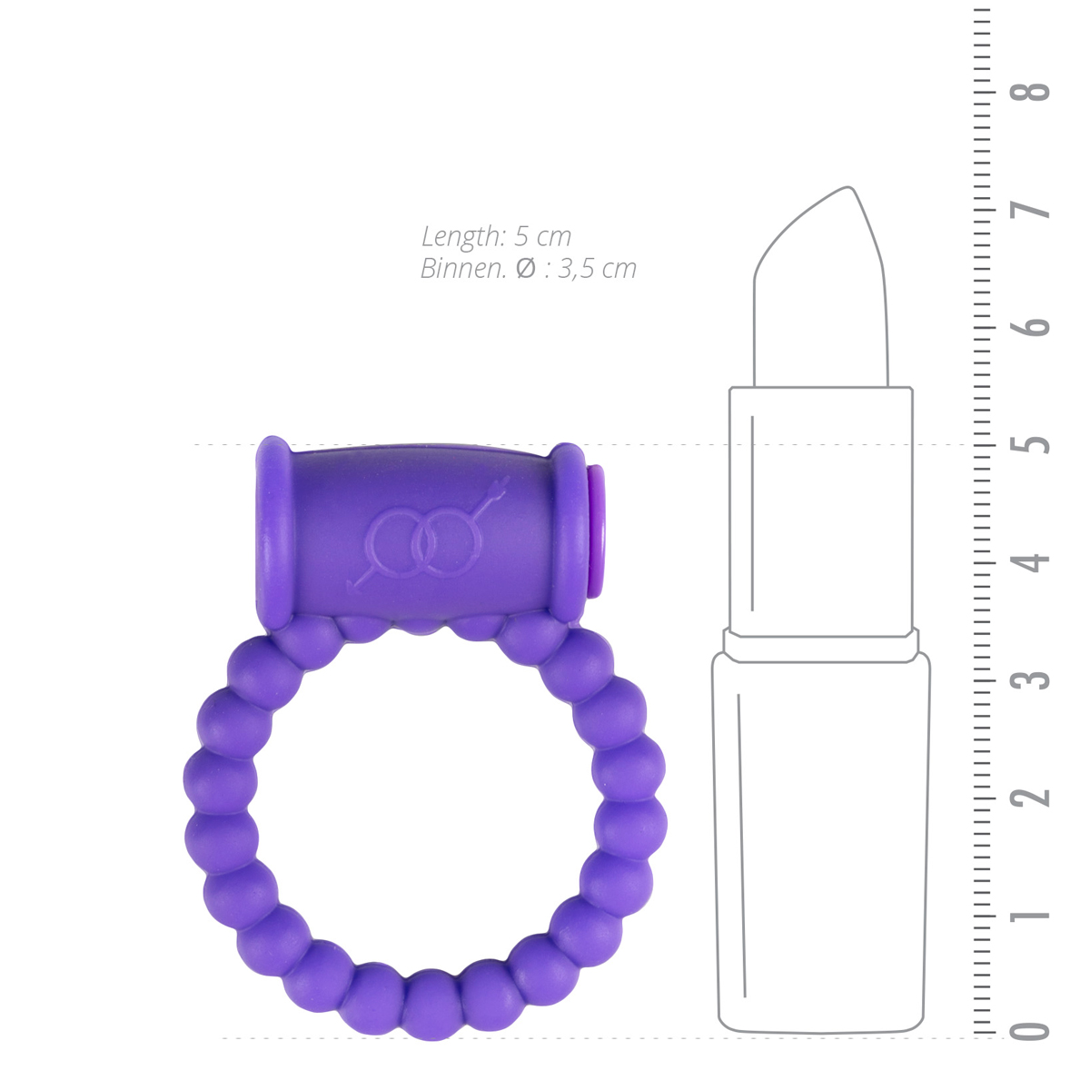 Easy toys Cockring with Vibrator - Wibrujący pierścień erekcyjny ⚫ DARMOWA DOSTAWA od 299zł ⚫ DYSKRETNA PRZESYŁKA 24H Z POLSKI ⚫