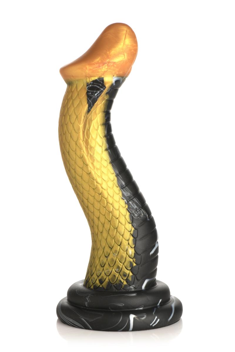 Creature Cocks Golden Mamba - Dildo z przyssawką ▶️▶️ DYSKRETNIE ▶️ GWARANCJA ▶️ PRZESYŁKA 24h ▶️