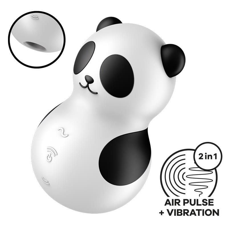 Satisfyer The Pocket Panda - soniczny wibrator do łechtaczki z dodatkowymi wibracjami ▶️▶️ DYSKRETNIE ▶️ GWARANCJA ▶️ PRZESYŁKA 24h ▶️